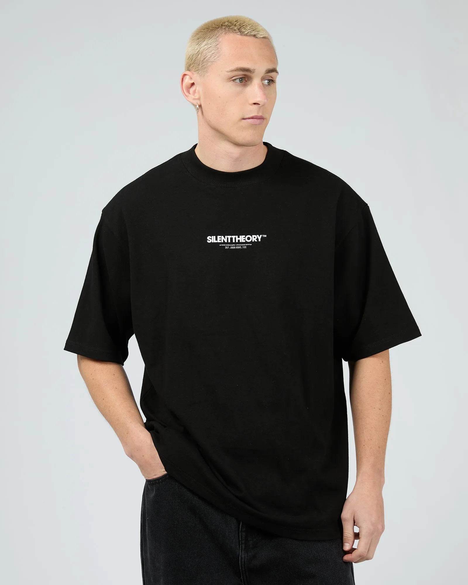 Evolution Blur Tee Black sold by edge clothing product image thumbnail 3