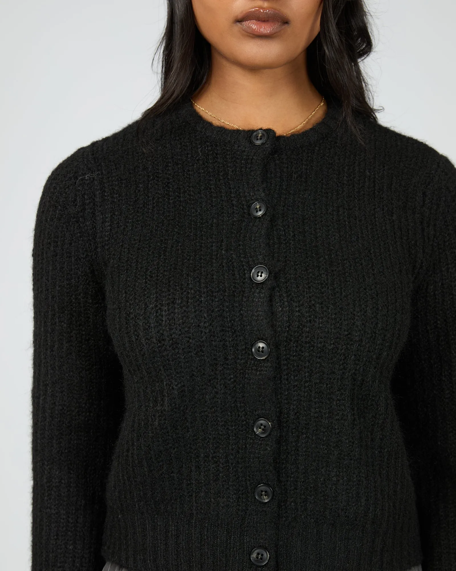 Aya Cardigan Black sold by edge clothing product image thumbnail 5