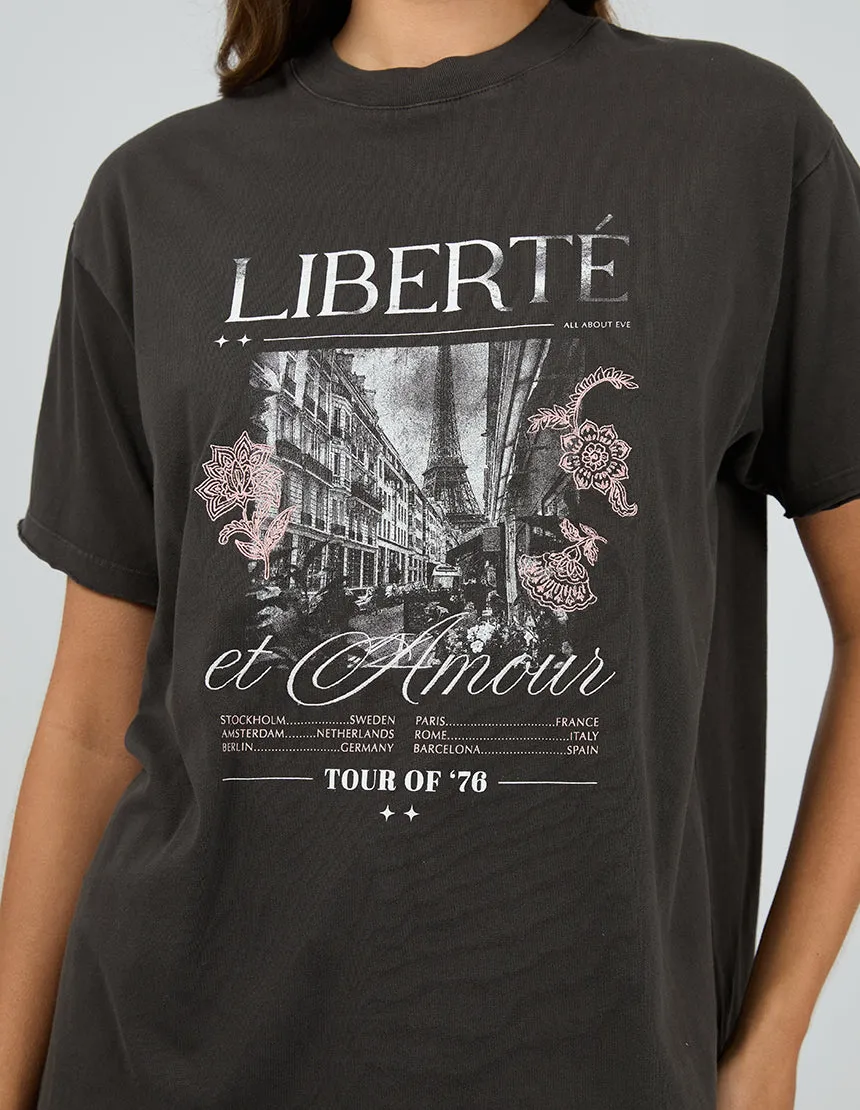 Atlas Relaxed Tee Washed Black sold by edge clothing product image thumbnail 5