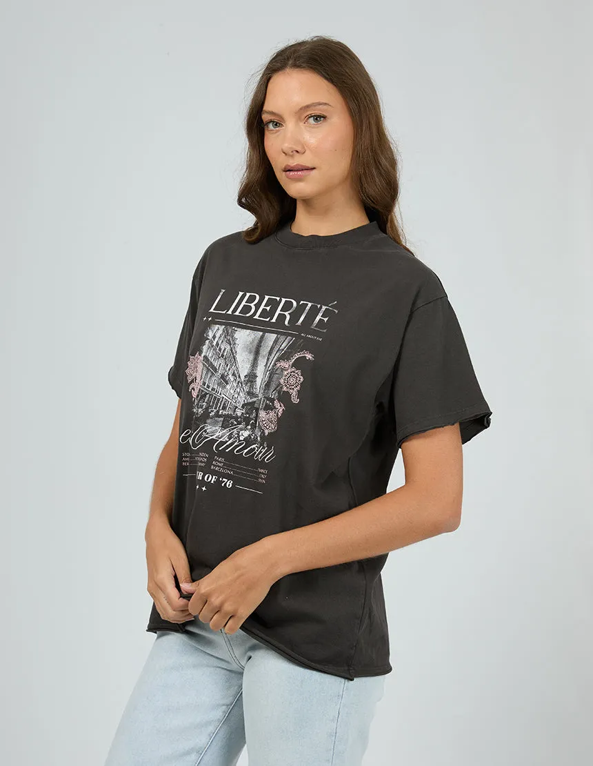 Atlas Relaxed Tee Washed Black sold by edge clothing product image thumbnail 4