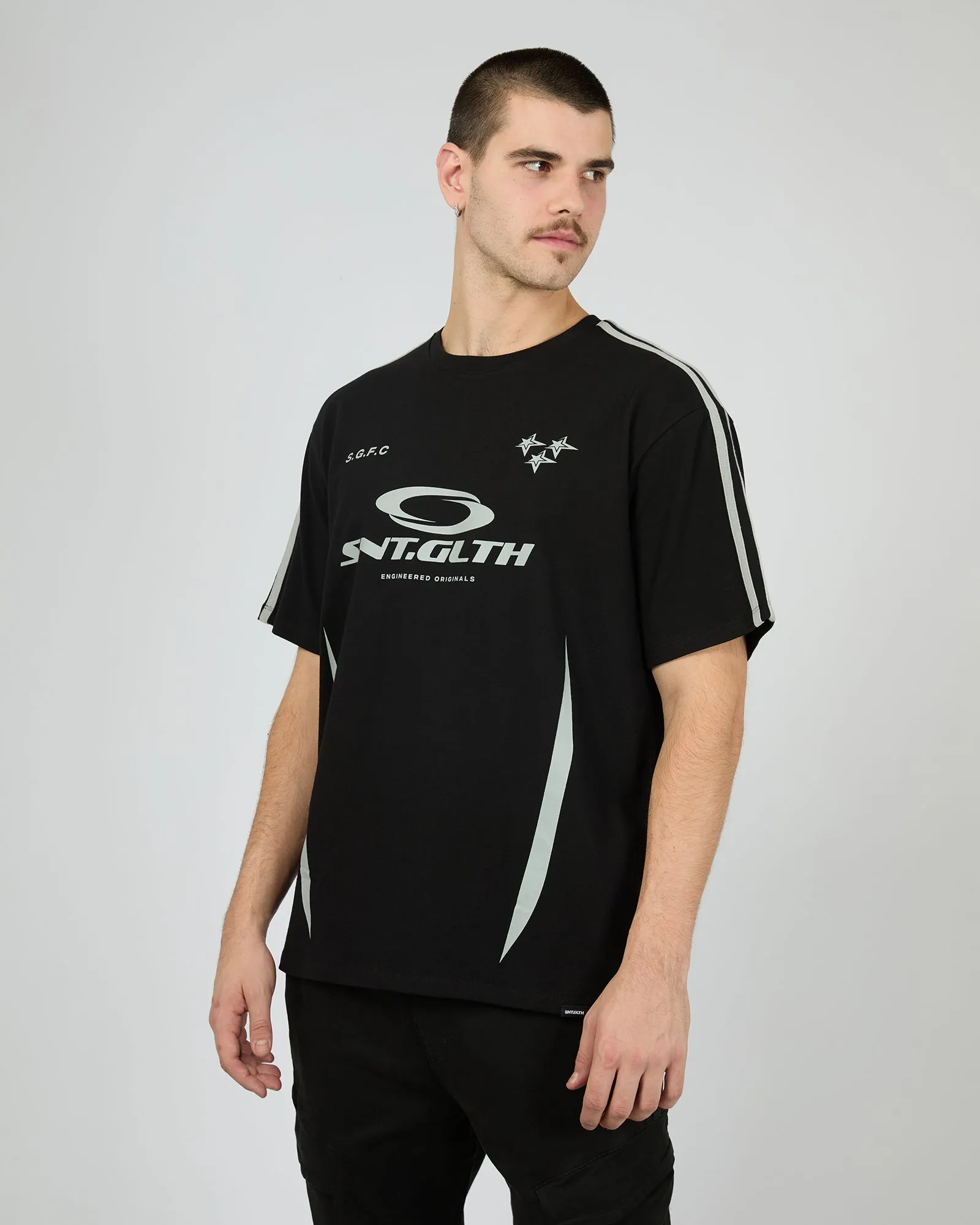 Club Tee Black sold by edge clothing product image thumbnail 4