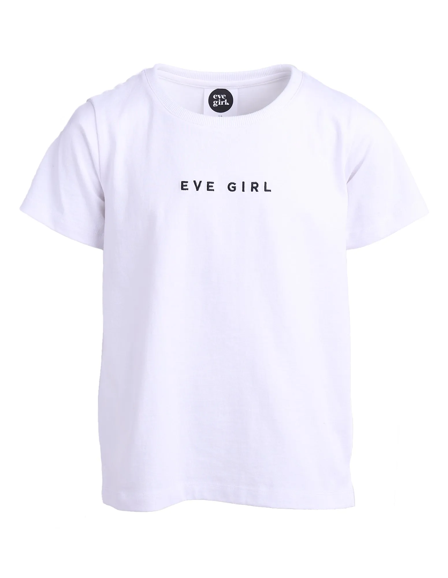 Teen Eve Girl Washed Tee White sold by edge clothing