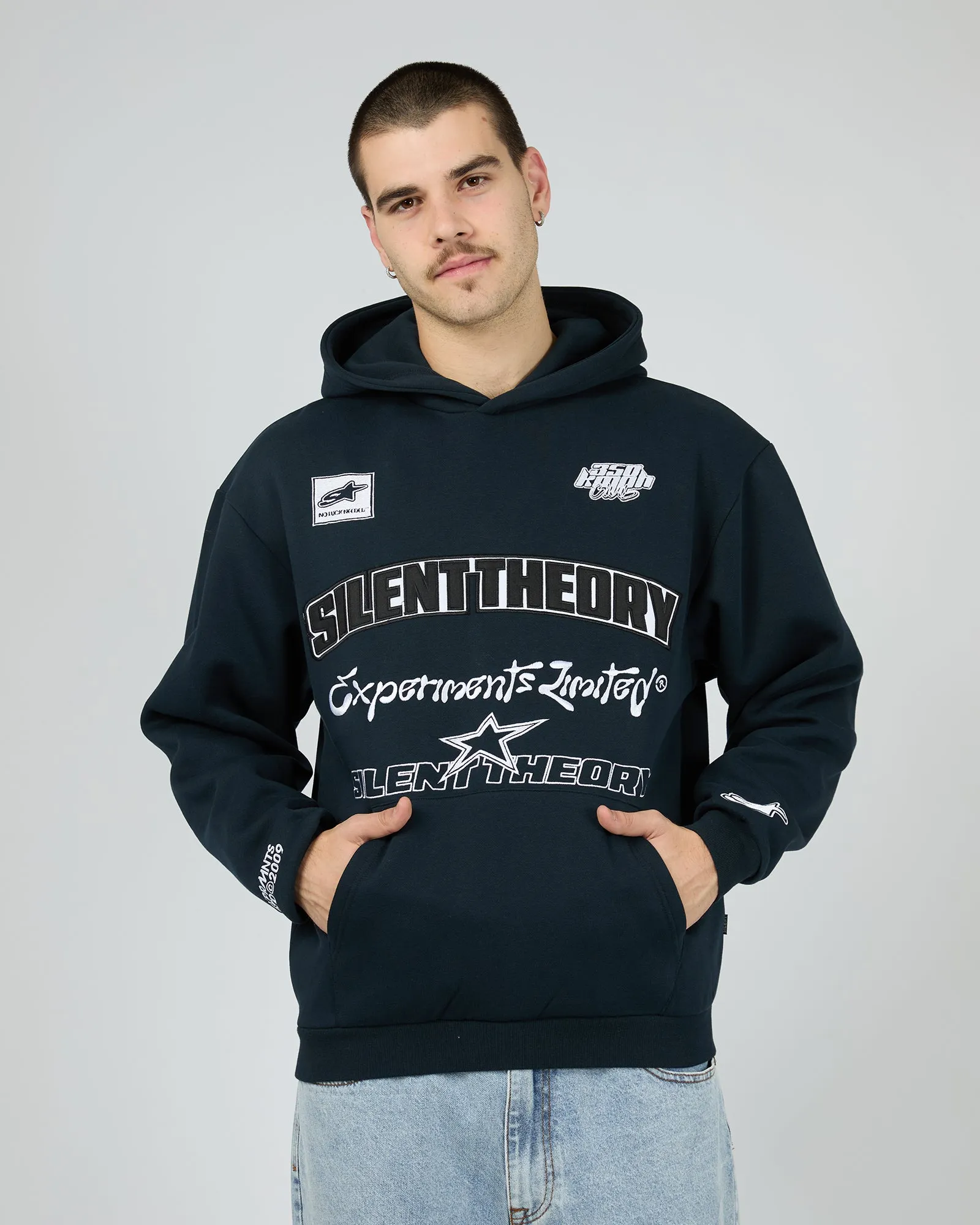 350 Club Hoodie Navy sold by edge clothing