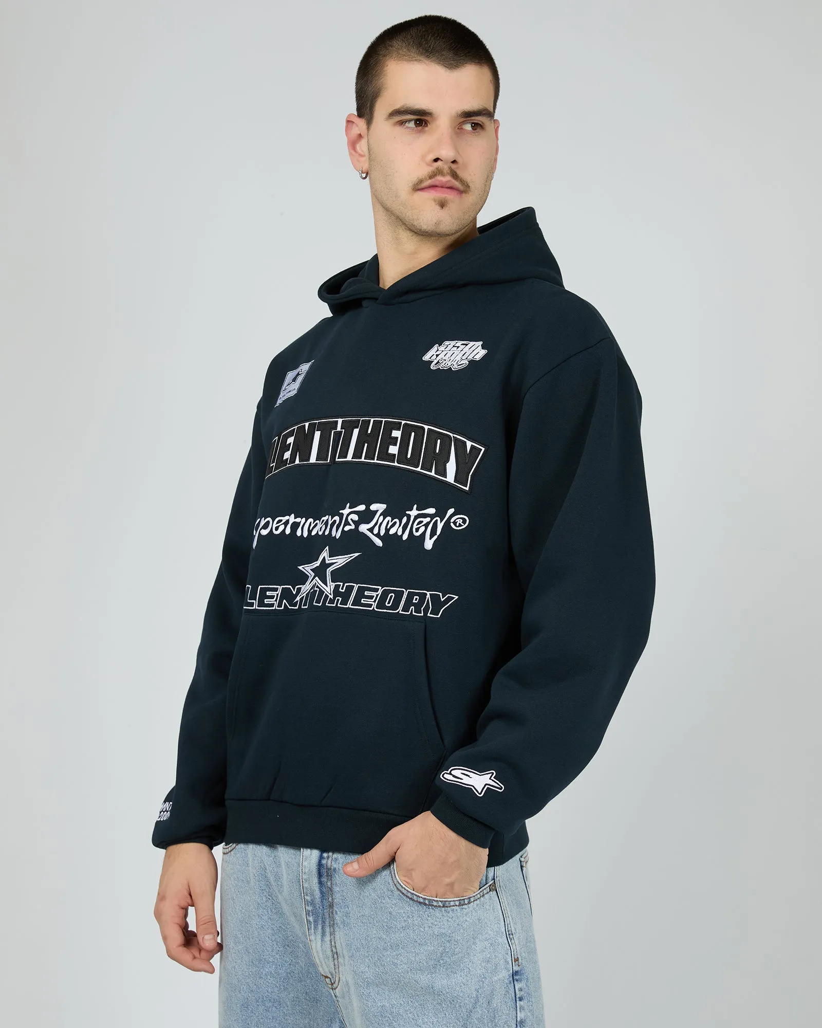 350 Club Hoodie Navy sold by edge clothing product image thumbnail 4