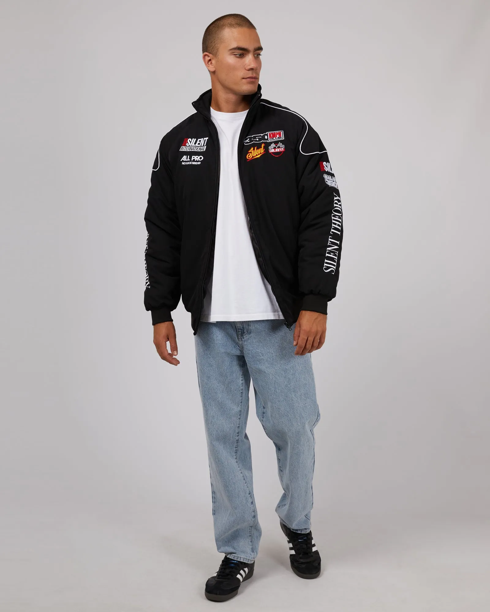Racer Jacket Black sold by edge clothing product image thumbnail 4