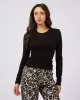 Kylie Long Sleeve Top Black sold by edge clothing