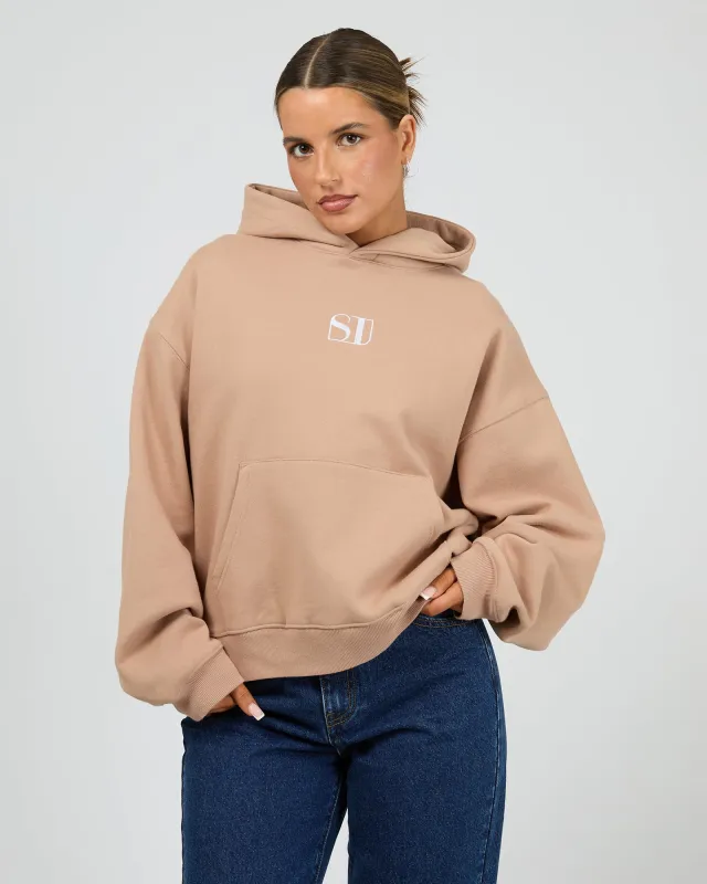 Silent Luke Hoodie Taupe sold by edge clothing