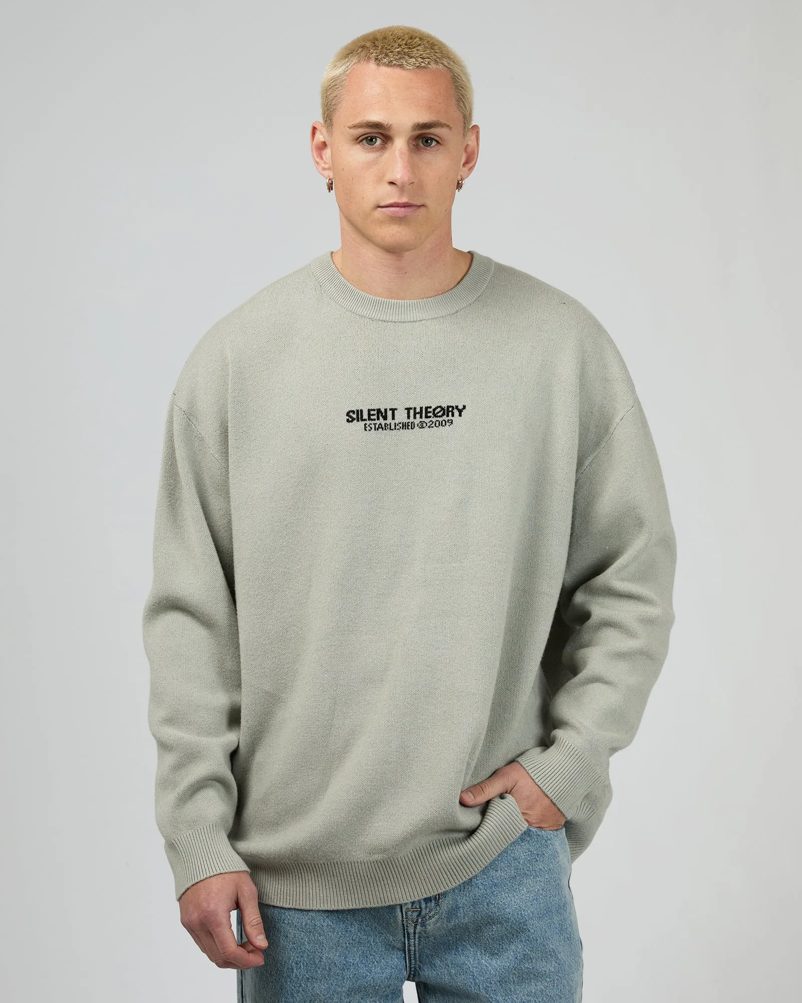 Essential Knit Grey sold by edge clothing
