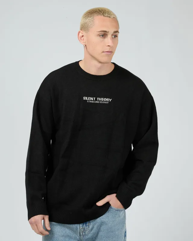 Essential Knit Black sold by edge clothing