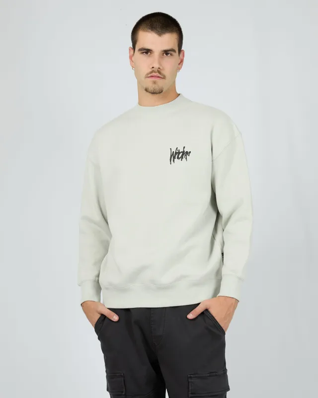 Top Tier Crew Sweat Oyster sold by edge clothing