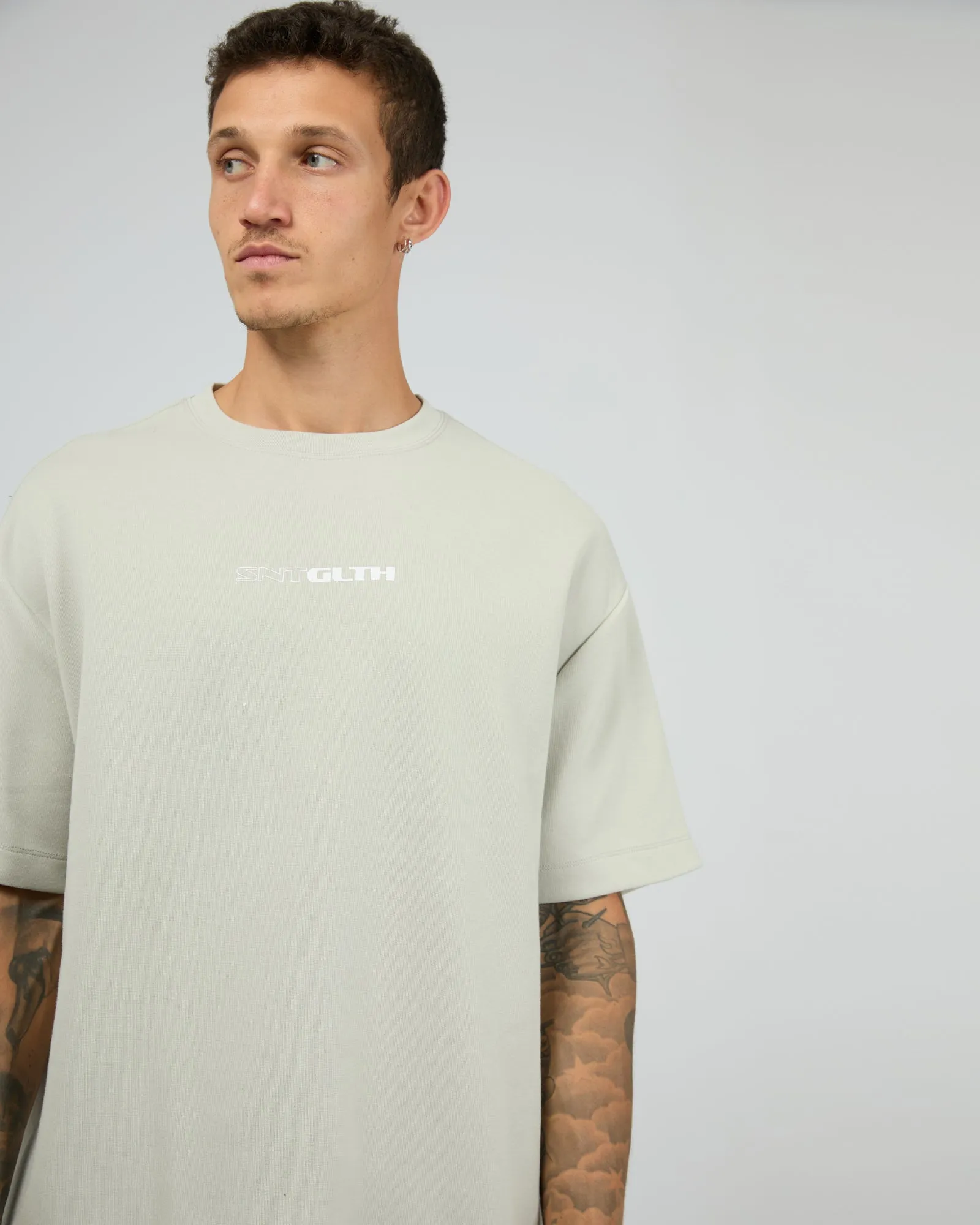 Habits Tee Grey sold by edge clothing product image thumbnail 5