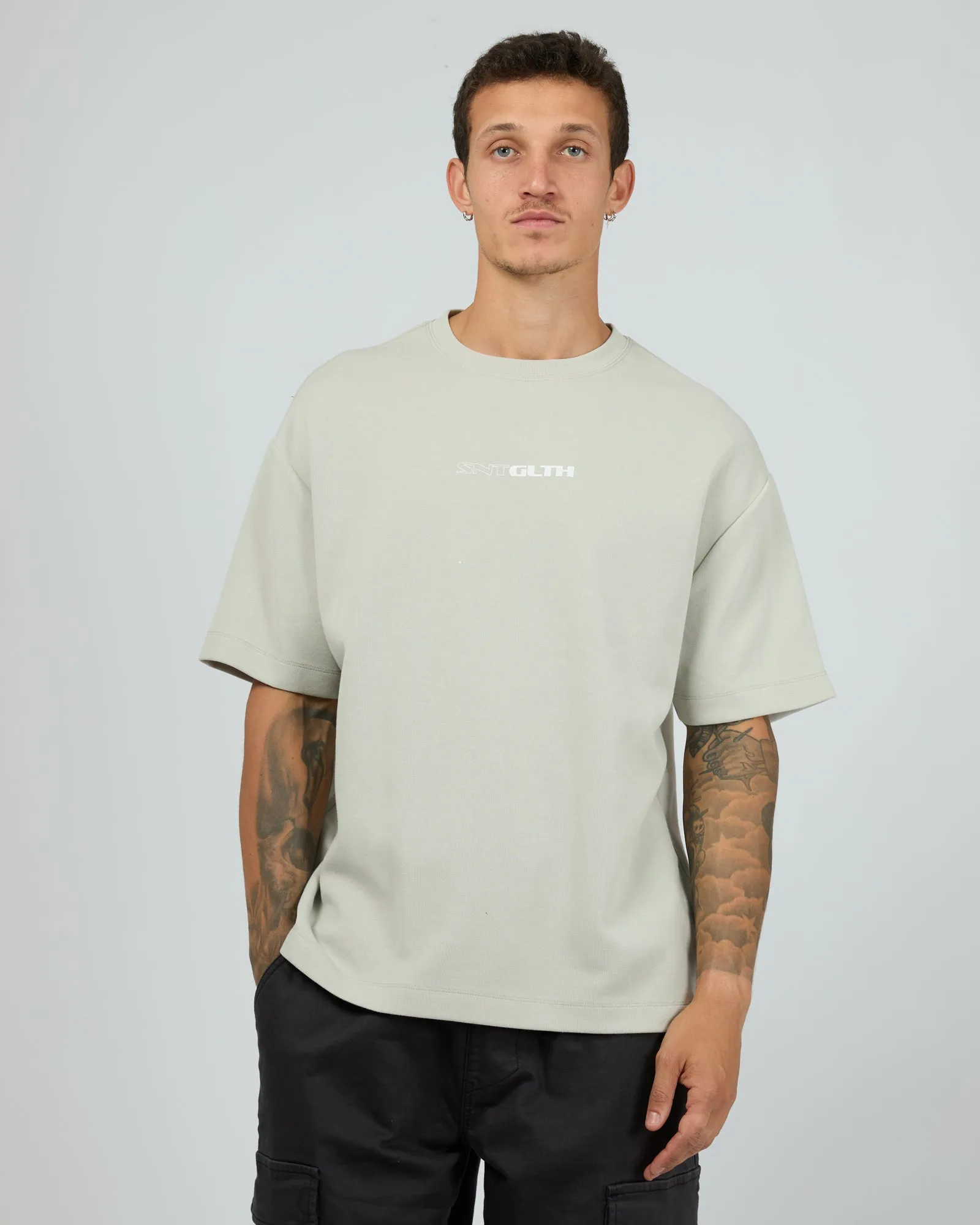 Habits Tee Grey sold by edge clothing