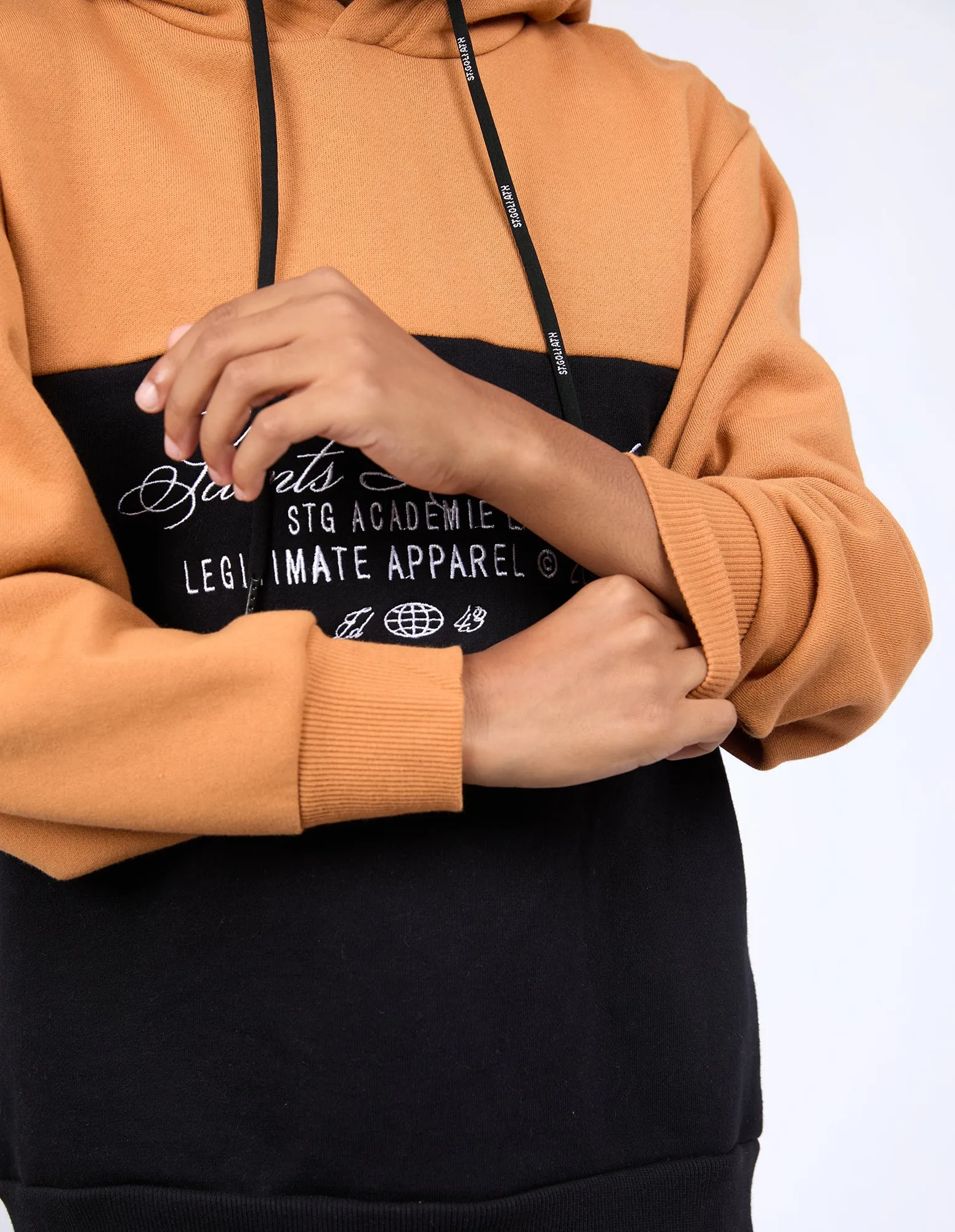 Teen Mark Hoodie Tan sold by edge clothing product image thumbnail 4