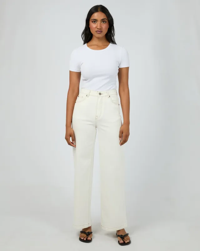 Jacqui Wide Leg Vintage White sold by edge clothing