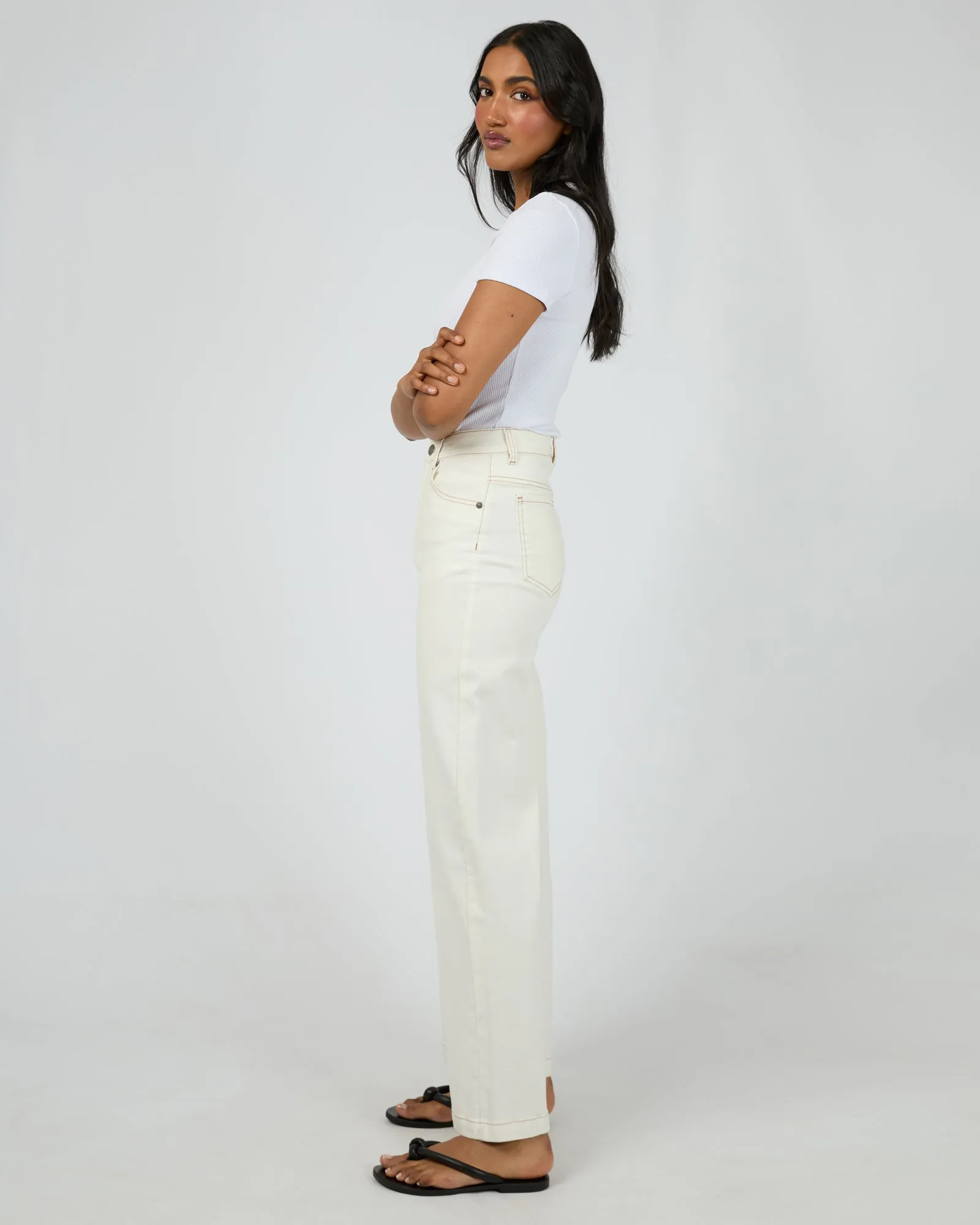 Jacqui Wide Leg Vintage White sold by edge clothing product image thumbnail 5
