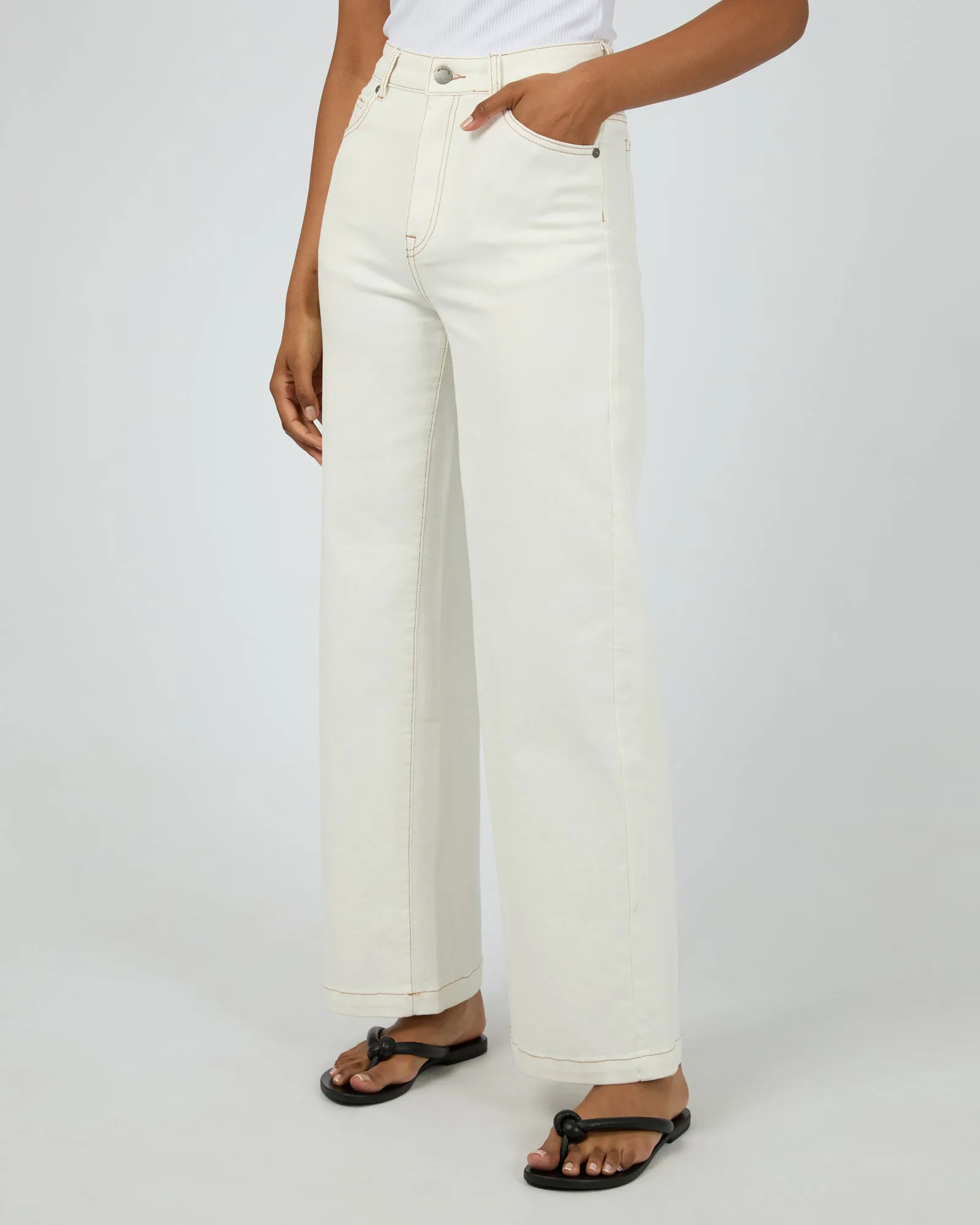 Jacqui Wide Leg Vintage White sold by edge clothing product image thumbnail 2