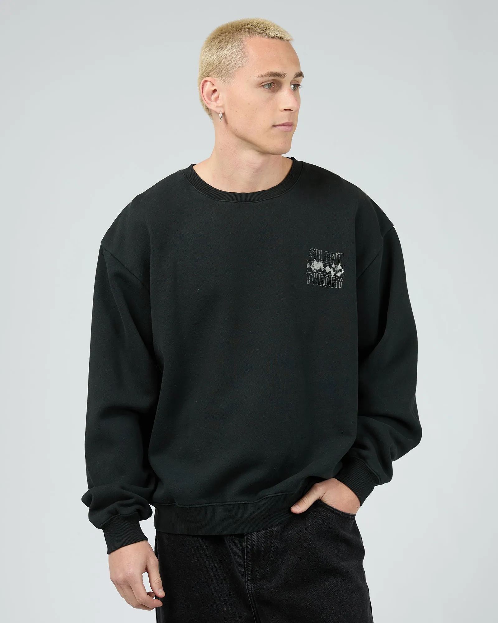 Noise Crew Washed Black sold by edge clothing