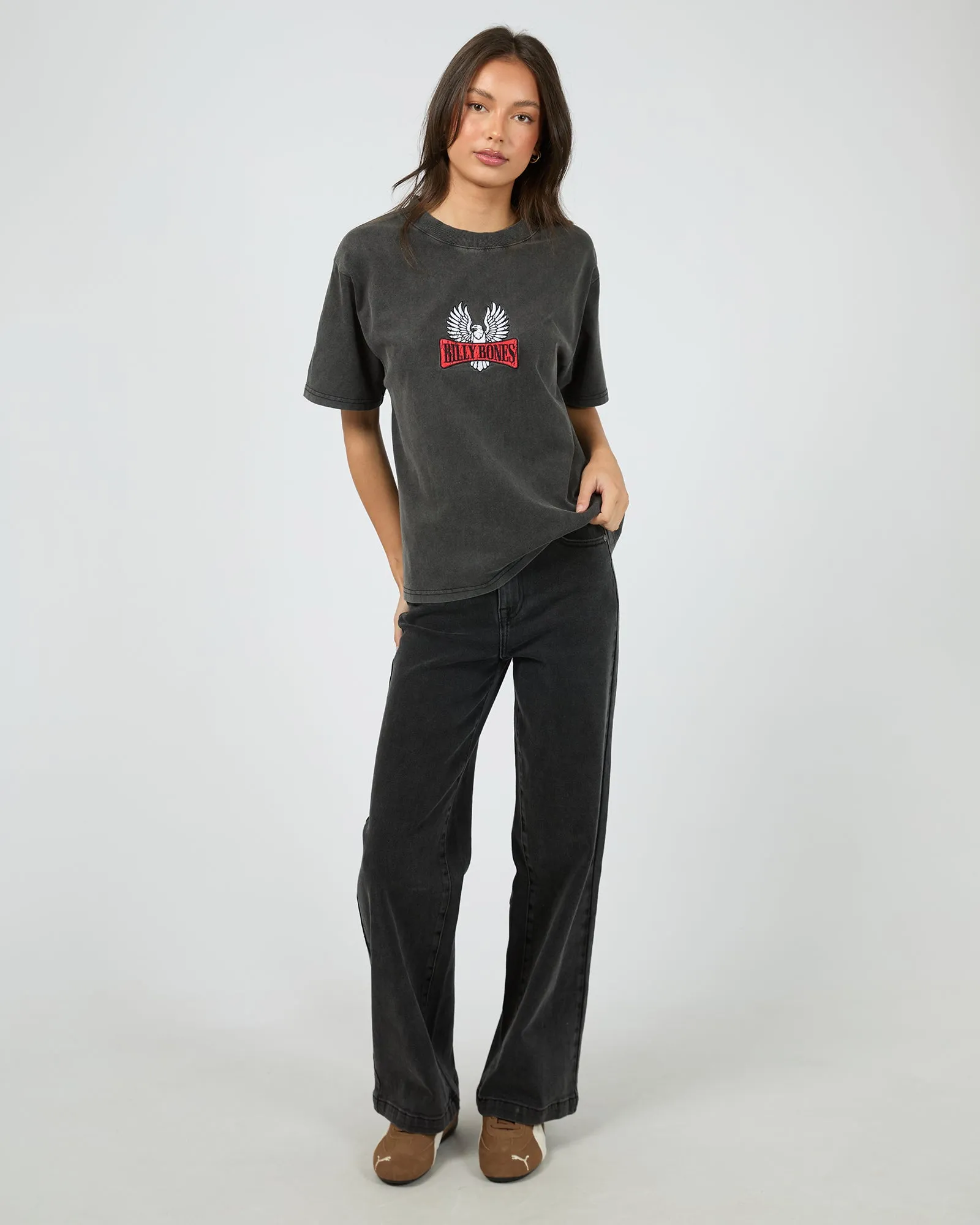 Wingman Tee Washed Black sold by edge clothing product image thumbnail 2