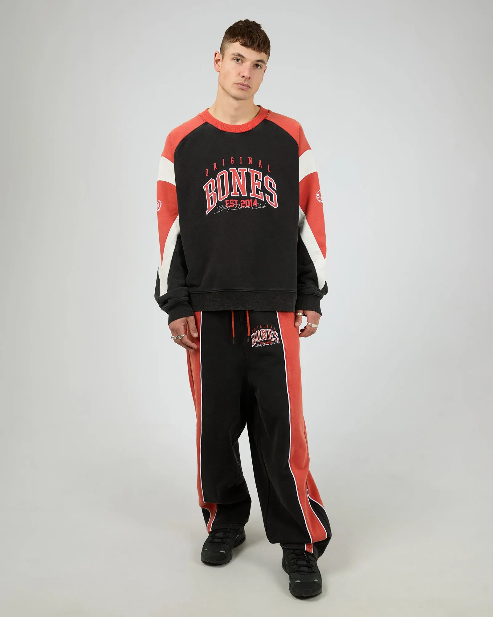 False Start Crew Washed Black Red sold by edge clothing product image thumbnail 2