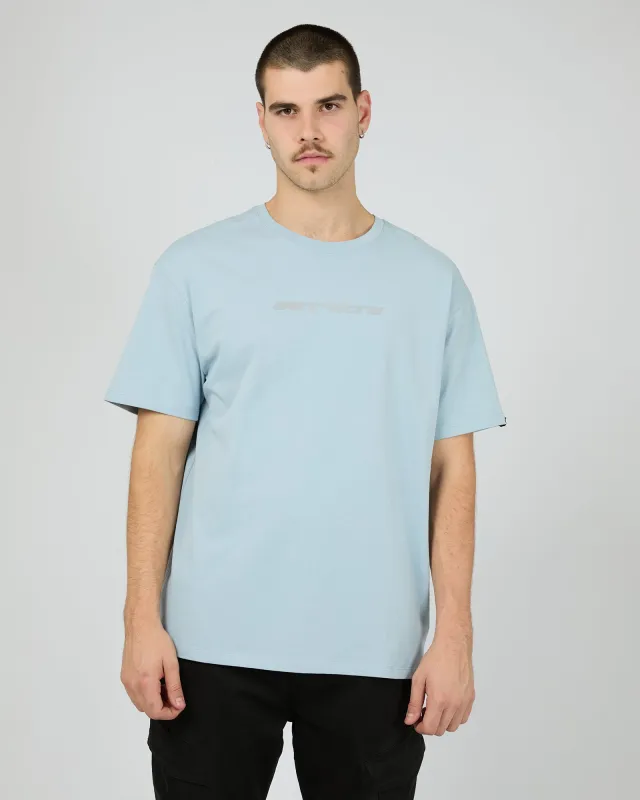 Pacer Reflective Tee Blue sold by edge clothing