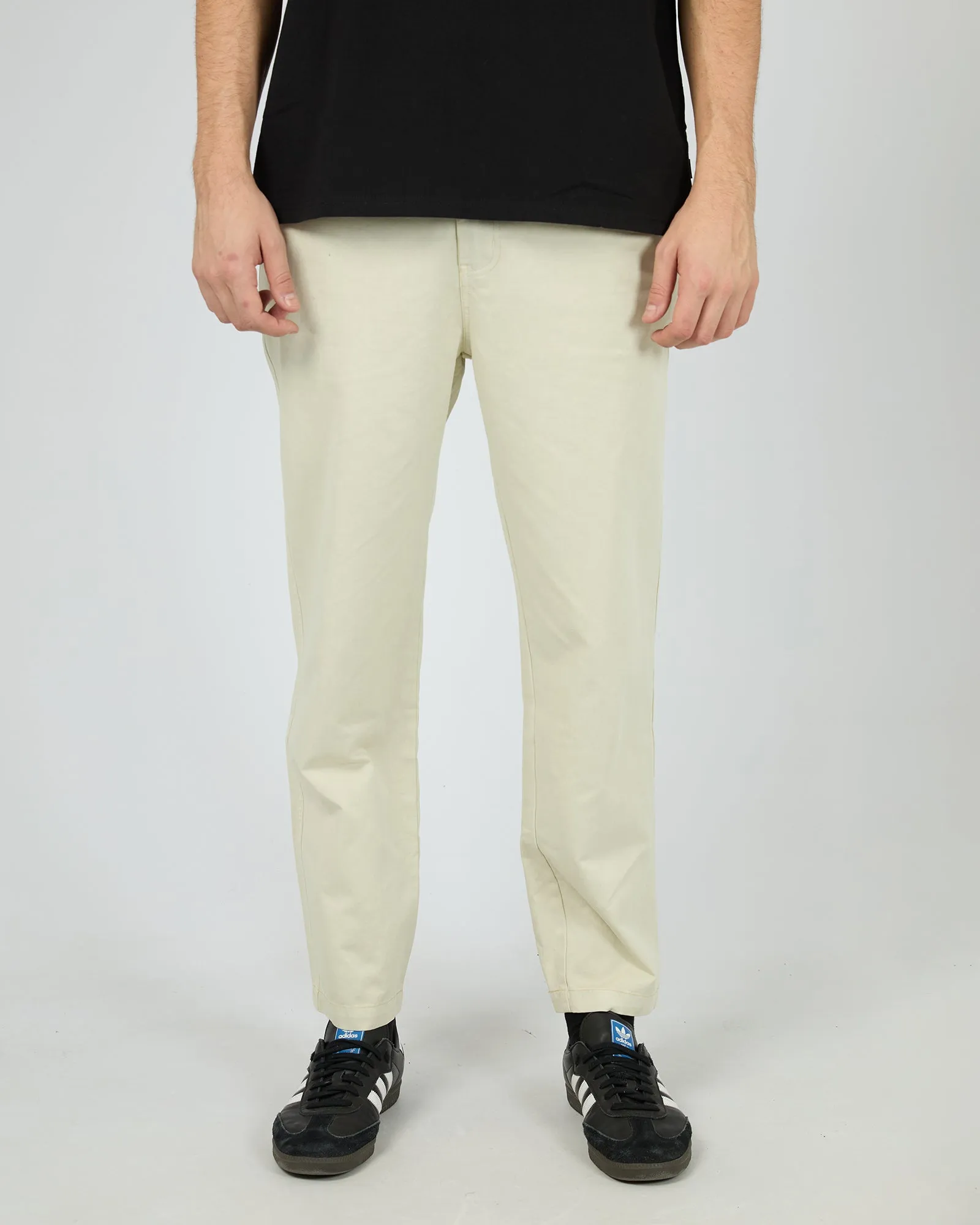 Relaxed Straight Chino Natural sold by edge clothing