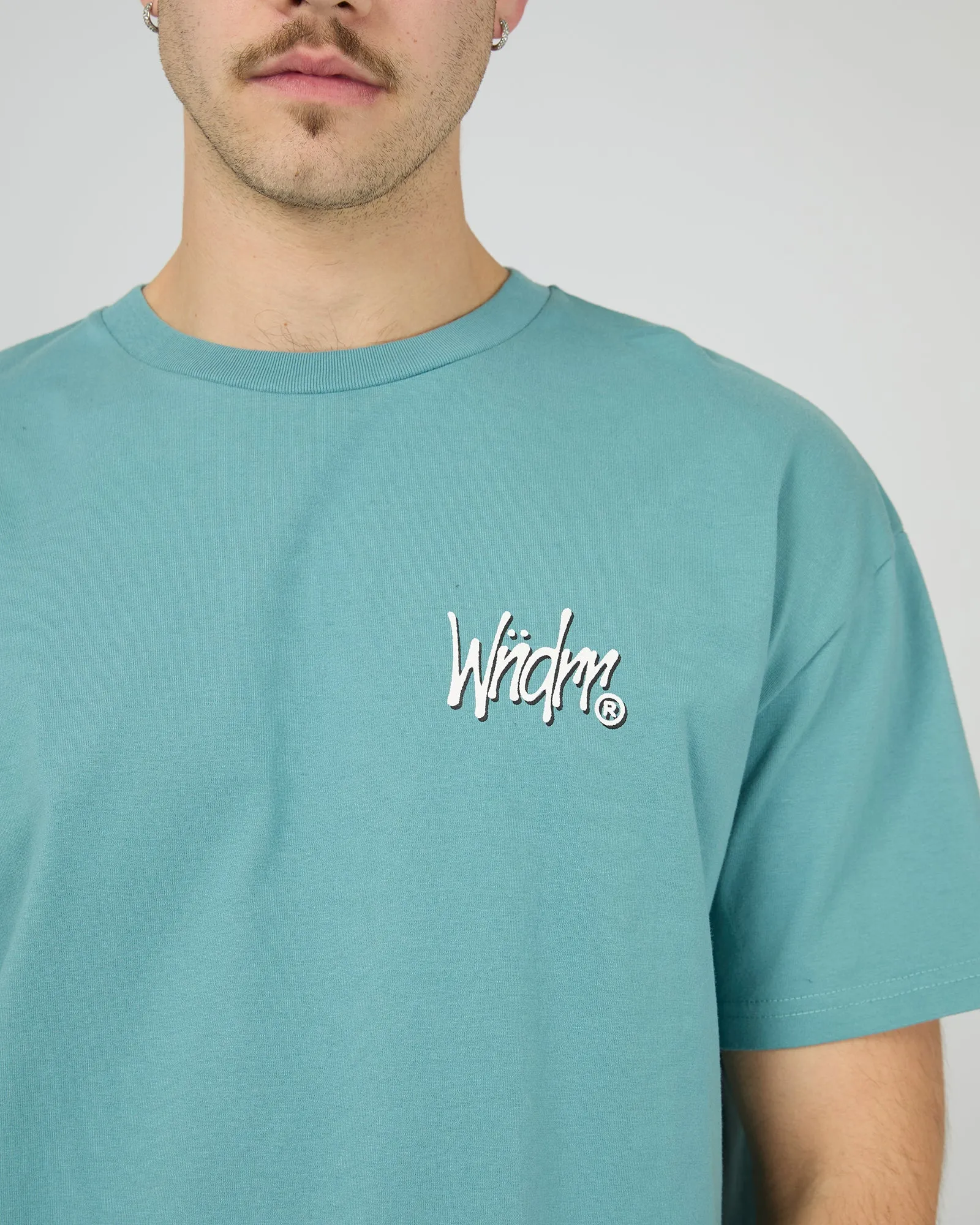 Scorpion Box Fit Tee Dusk Blue sold by edge clothing product image thumbnail 5