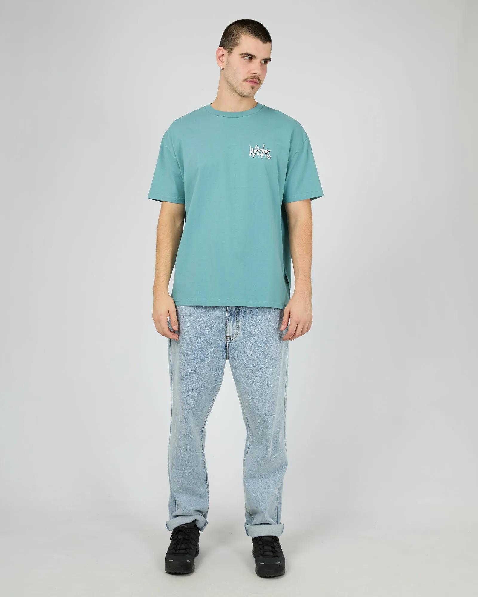 Scorpion Box Fit Tee Dusk Blue sold by edge clothing product image thumbnail 2