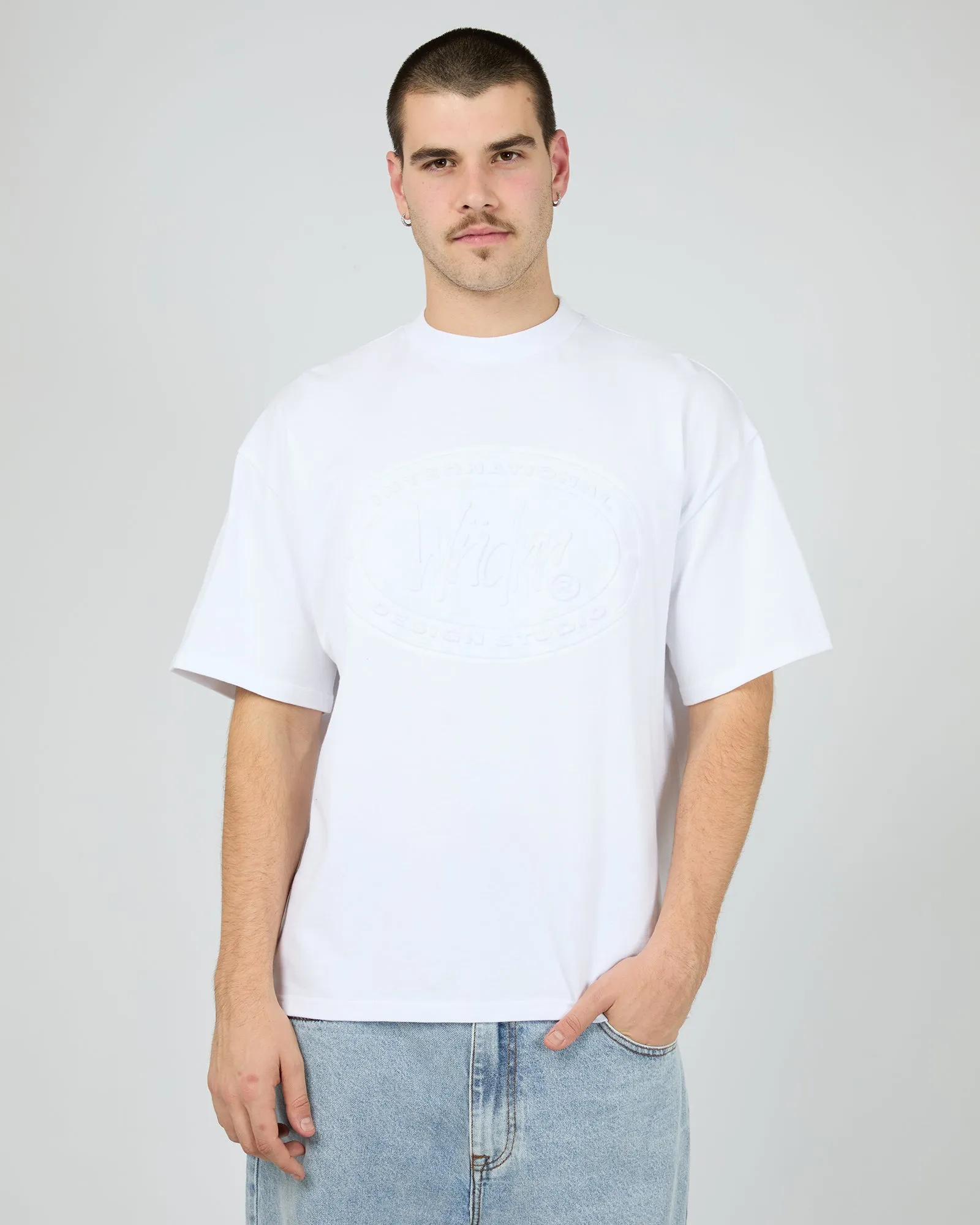Minted Heavy Weight Tee White sold by edge clothing