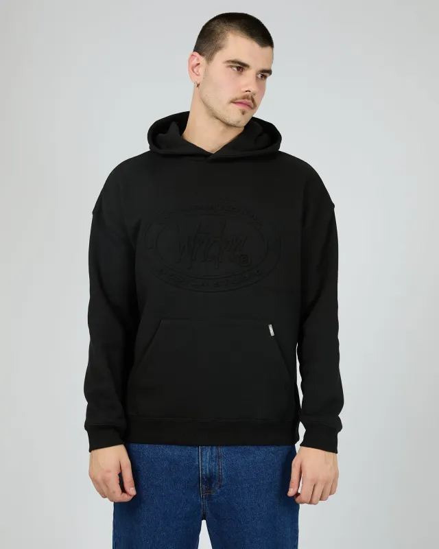 Minted Hood Sweat Black sold by edge clothing
