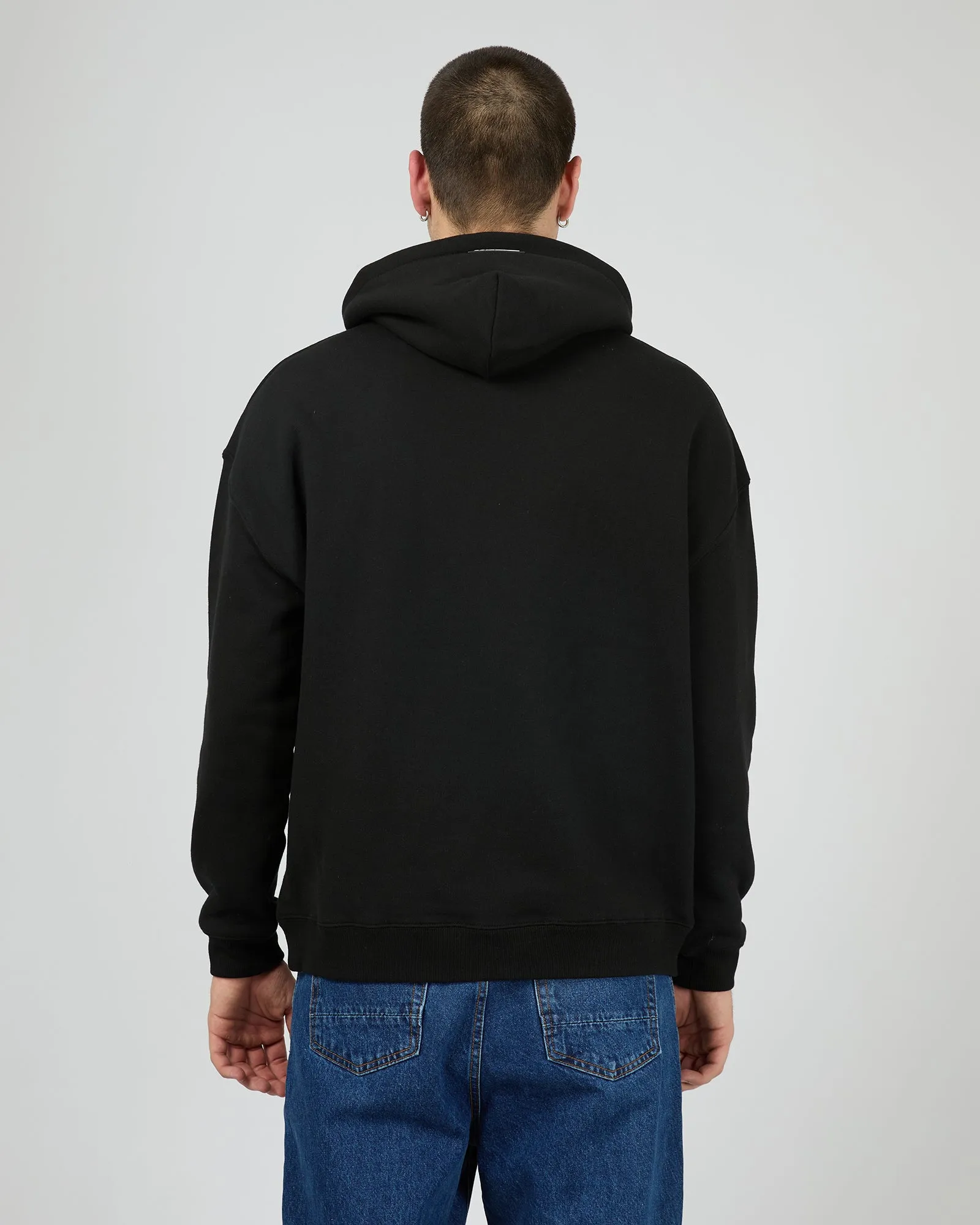 Minted Hood Sweat Black sold by edge clothing product image thumbnail 3