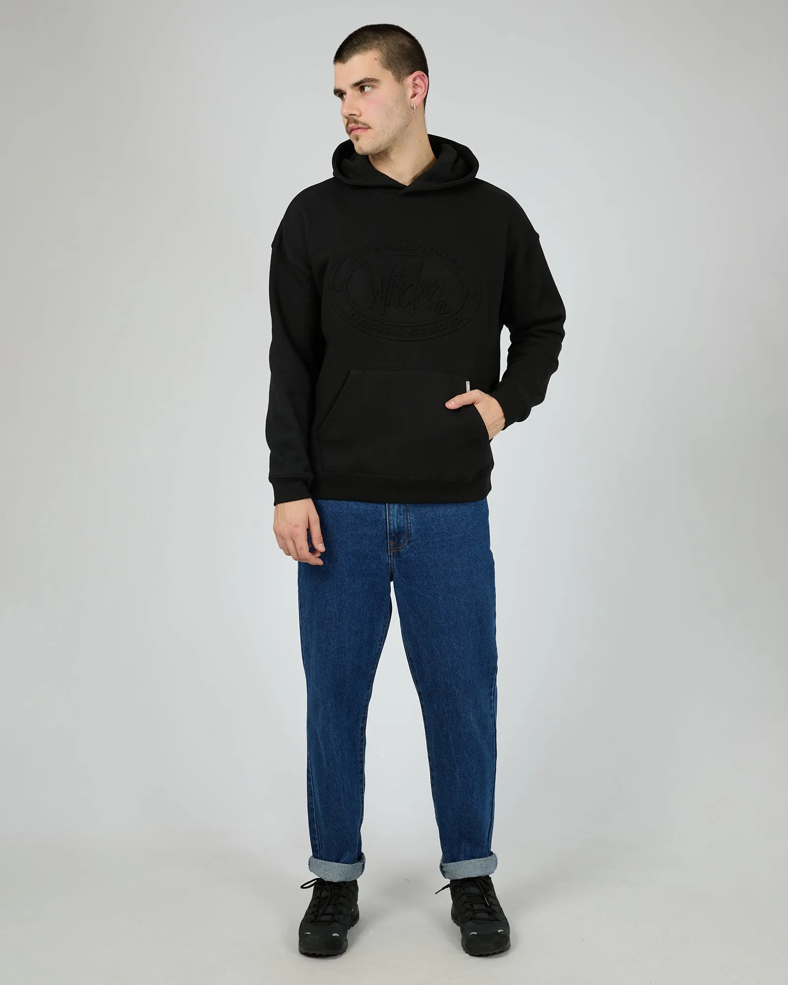 Minted Hood Sweat Black sold by edge clothing product image thumbnail 2