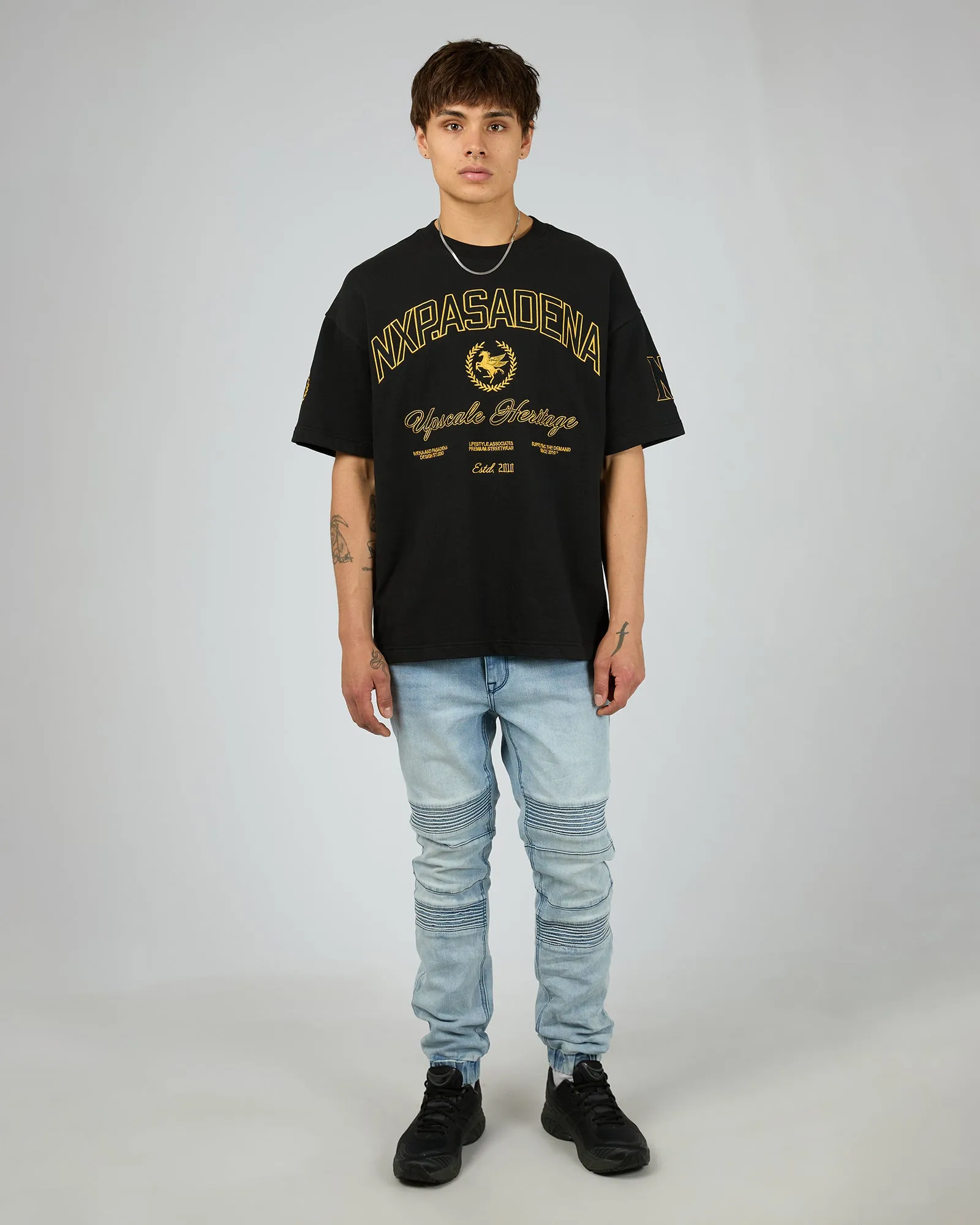 Prima Loopback Raptor Tee Black sold by edge clothing product image thumbnail 2