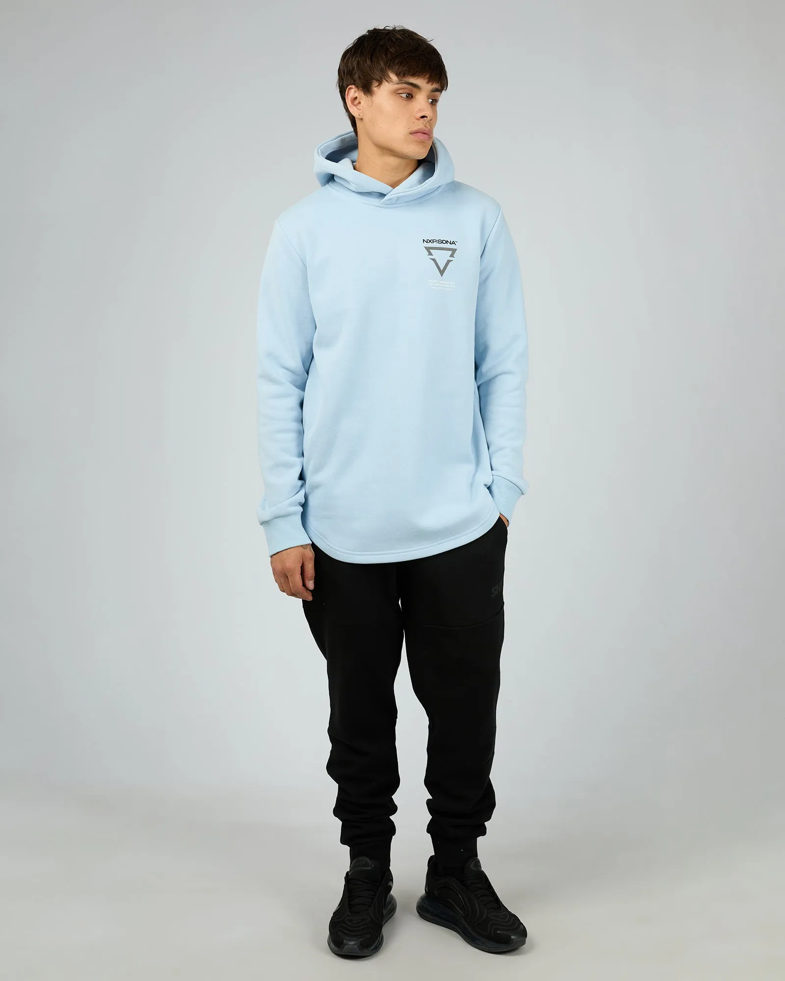 Defend Dual Curved Hoodie Blue sold by edge clothing product image thumbnail 2