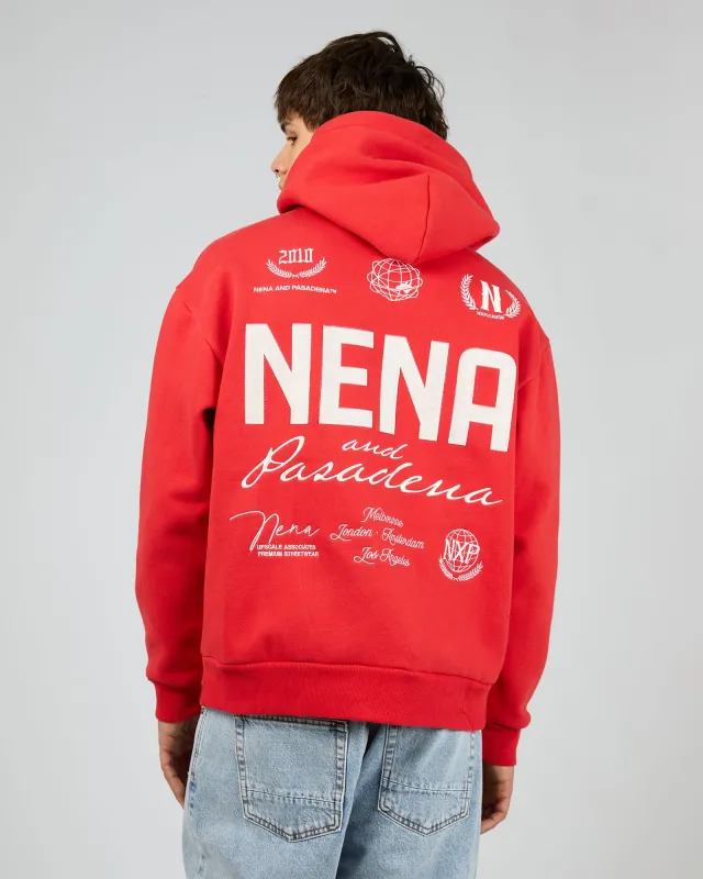 United Relaxed Hoodie Red sold by edge clothing