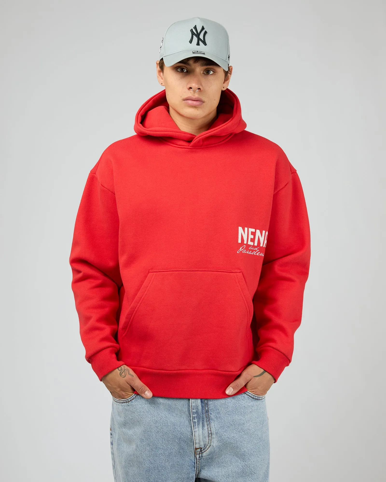United Relaxed Hoodie Red sold by edge clothing product image thumbnail 3