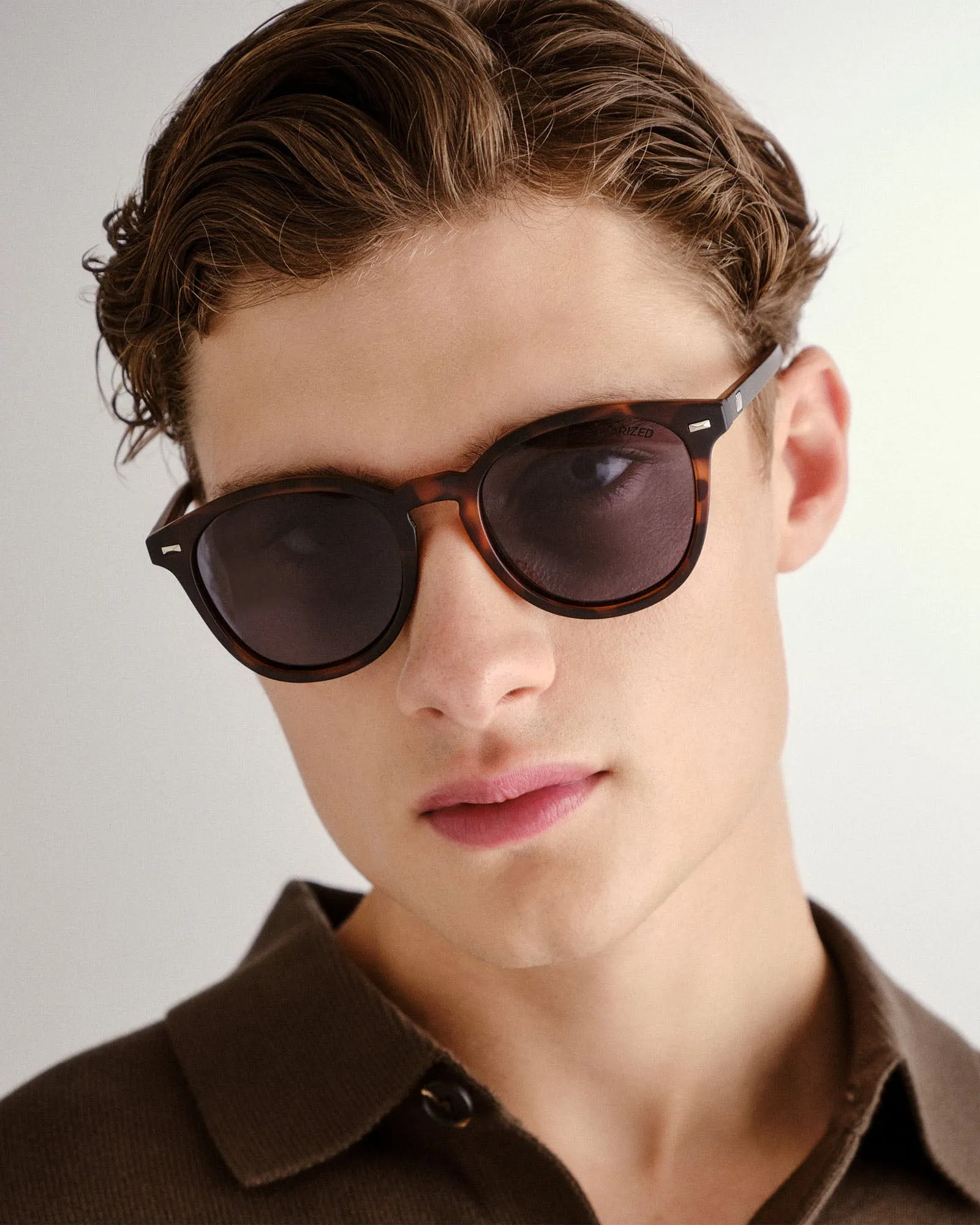 Bandwagon Sunglasses Matte Tortoise sold by edge clothing