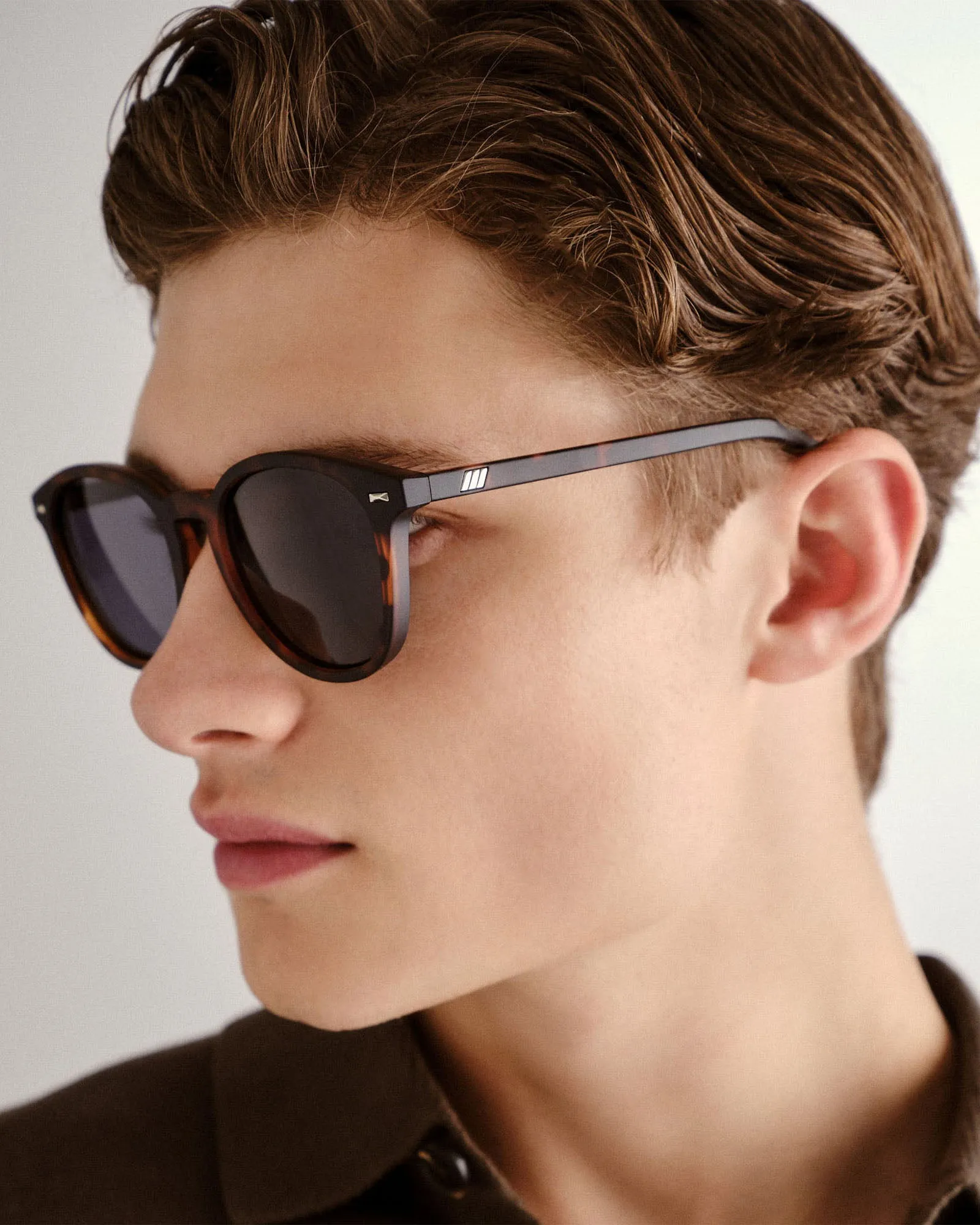 Bandwagon Sunglasses Matte Tortoise sold by edge clothing product image thumbnail 2