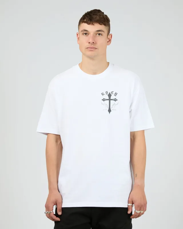 Lithium Street Tee White sold by edge clothing