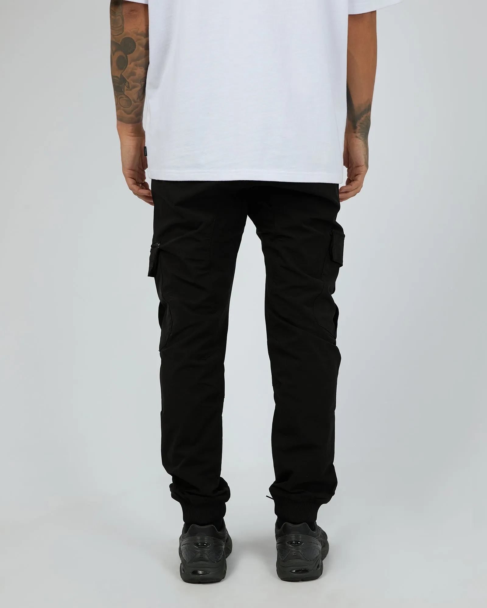 F1500 Slim Nylon Cargo Jogger Black sold by edge clothing product image thumbnail 3