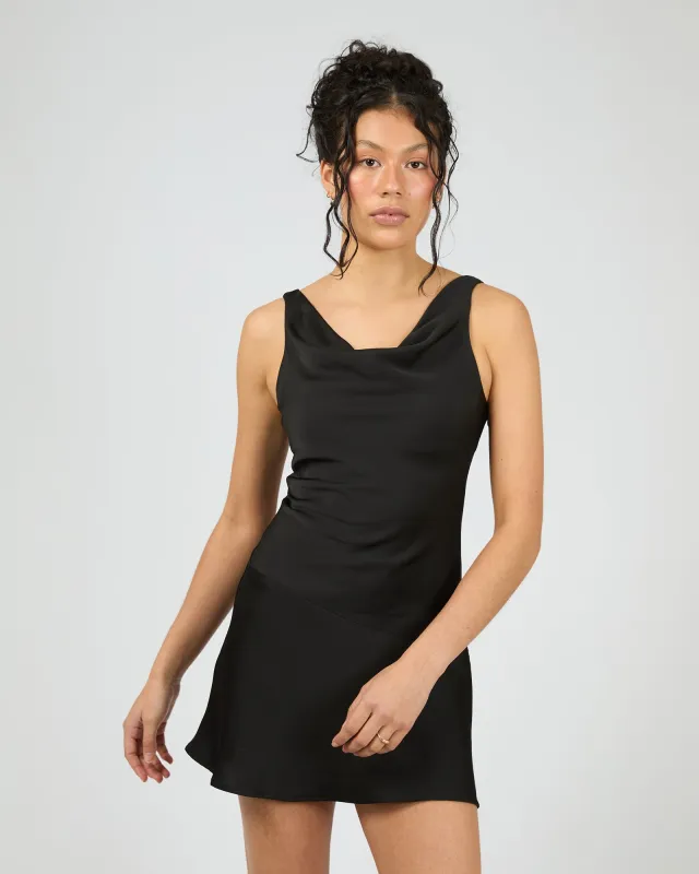 Josie Mini Dress Black sold by edge clothing