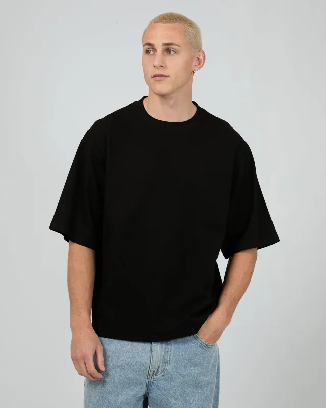 Crop Tee Black sold by edge clothing