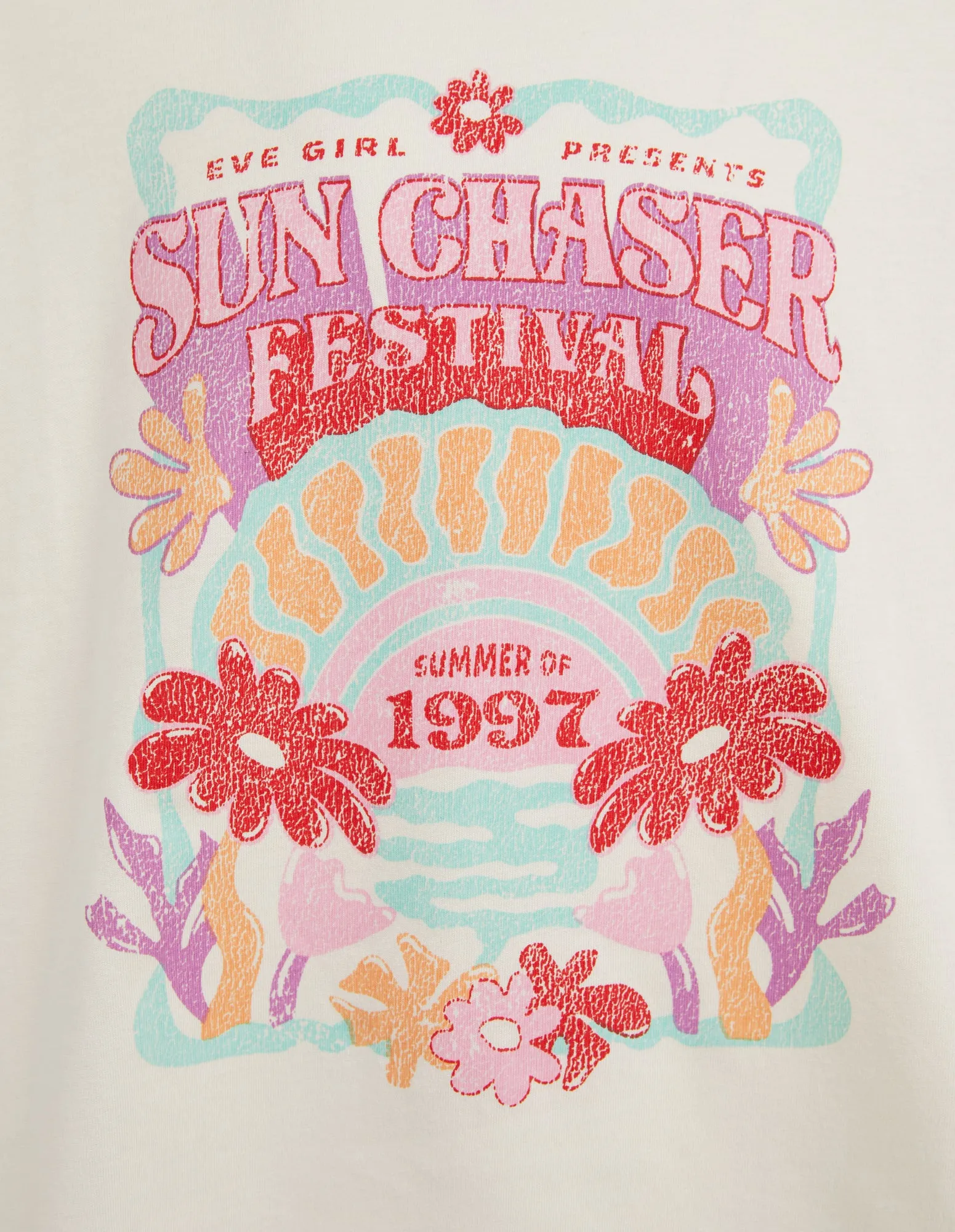 Teen Sun Chaser Tee Vintage White sold by edge clothing product image thumbnail 2
