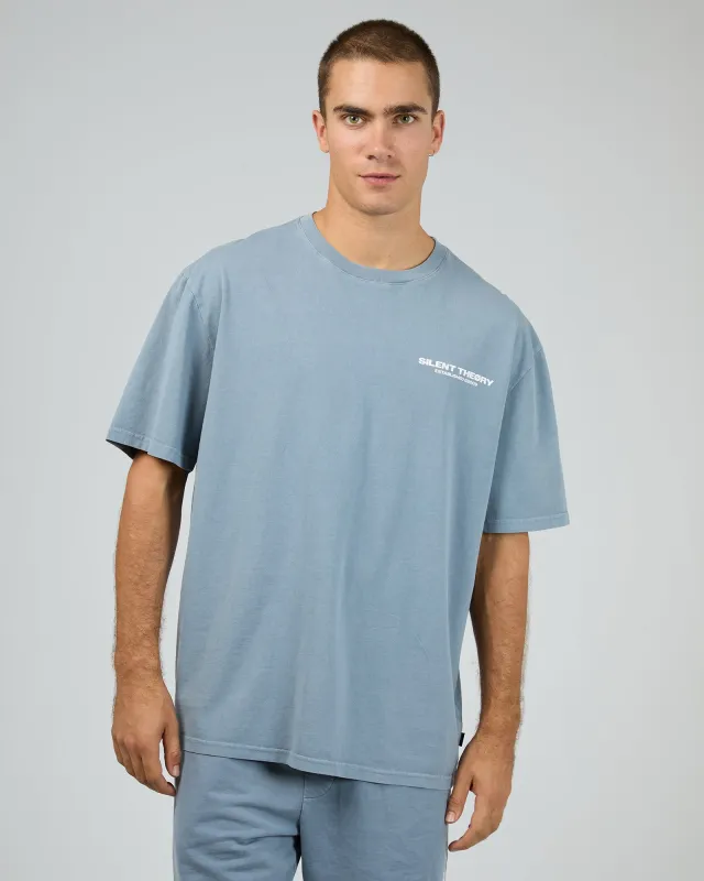 Essential Theory Tee Blue sold by edge clothing