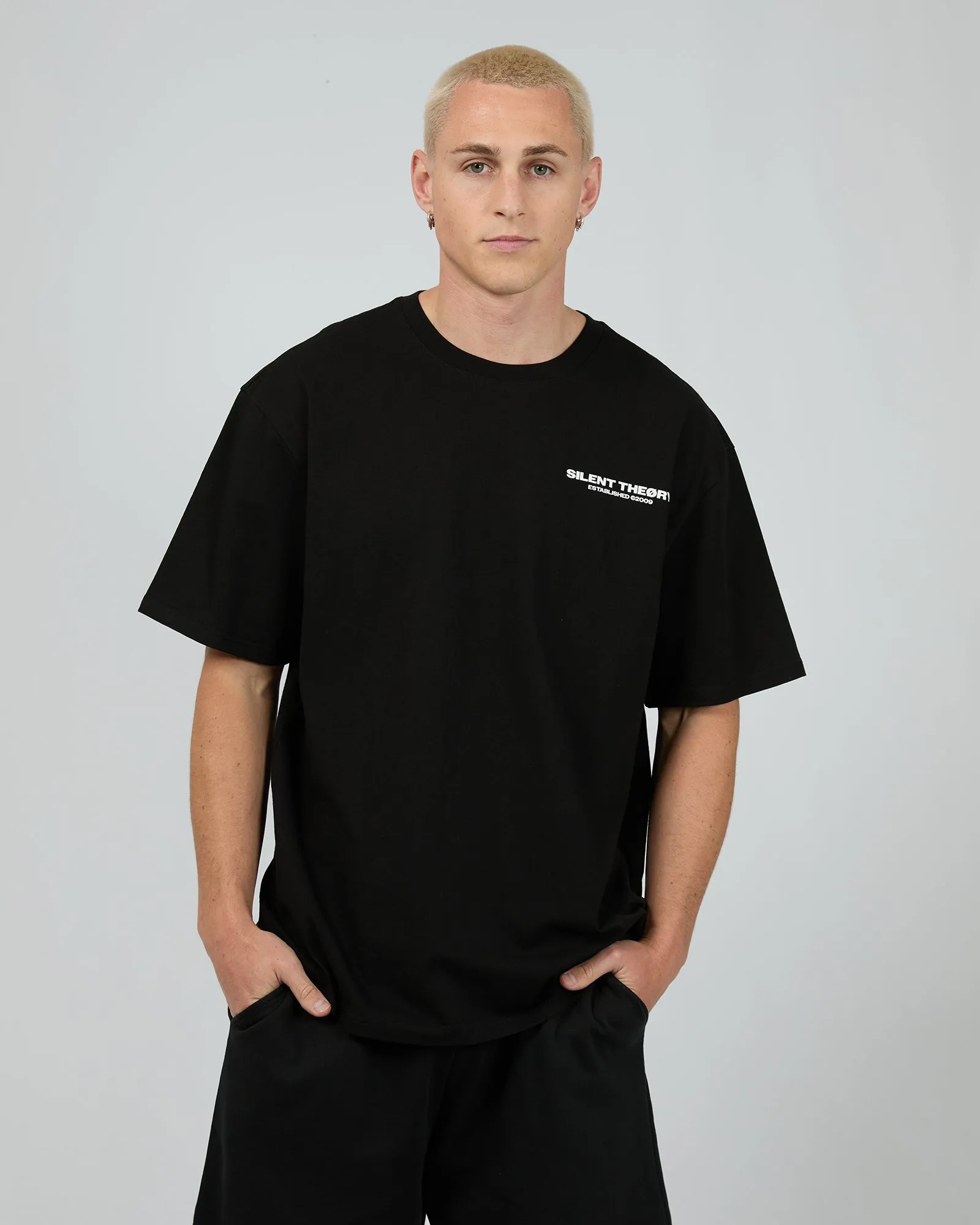 Essential Theory Tee Black sold by edge clothing