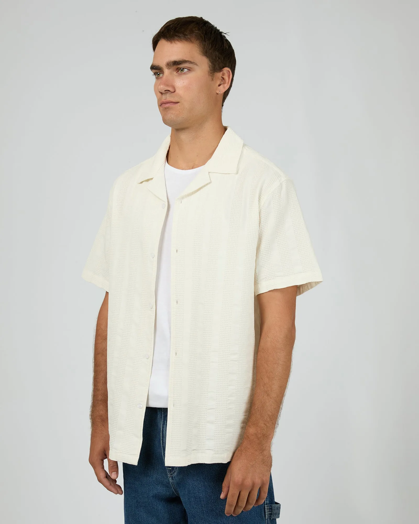Luca Shirt White sold by edge clothing product image thumbnail 4