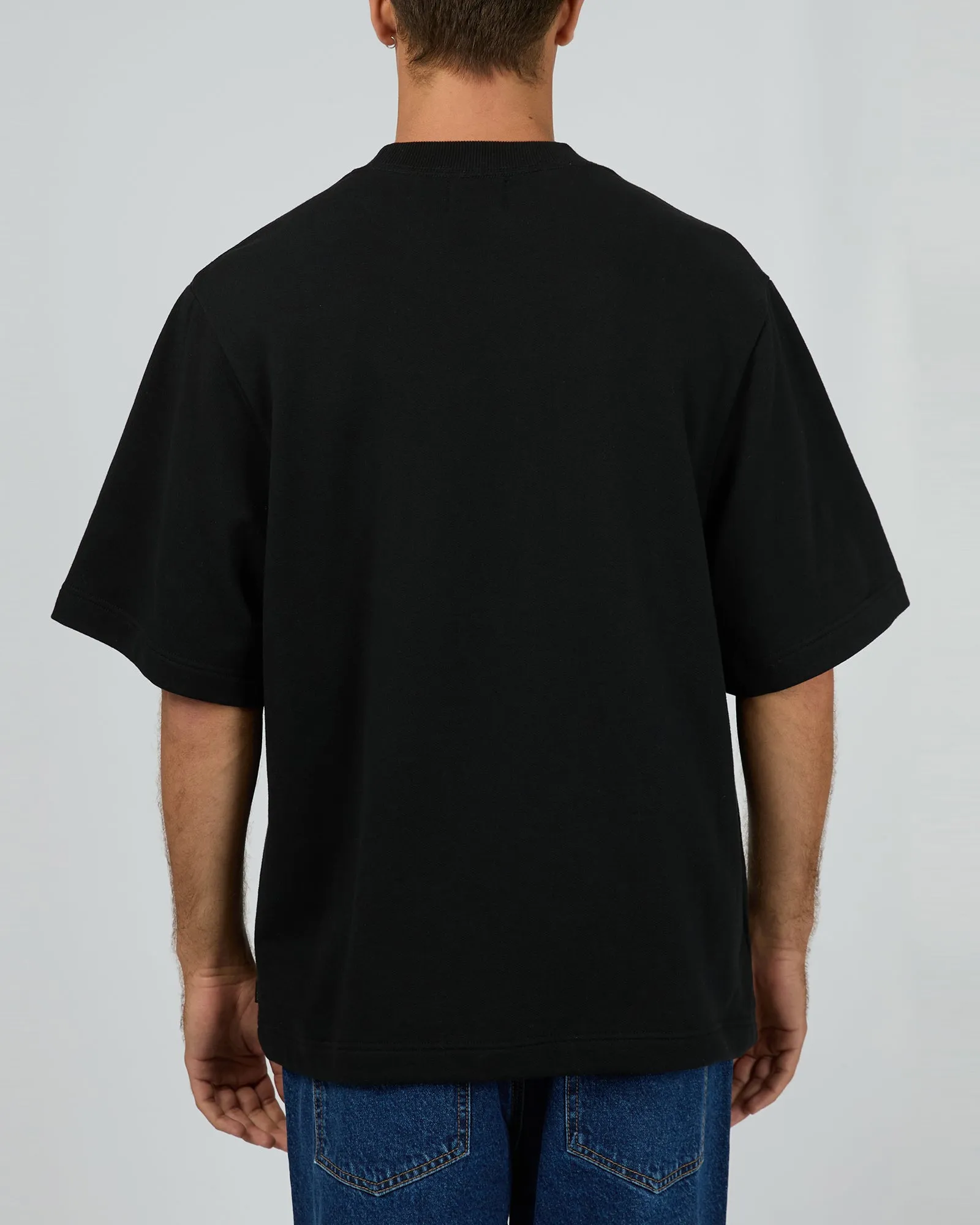 Chaos Fleece Tee Black sold by edge clothing product image thumbnail 3