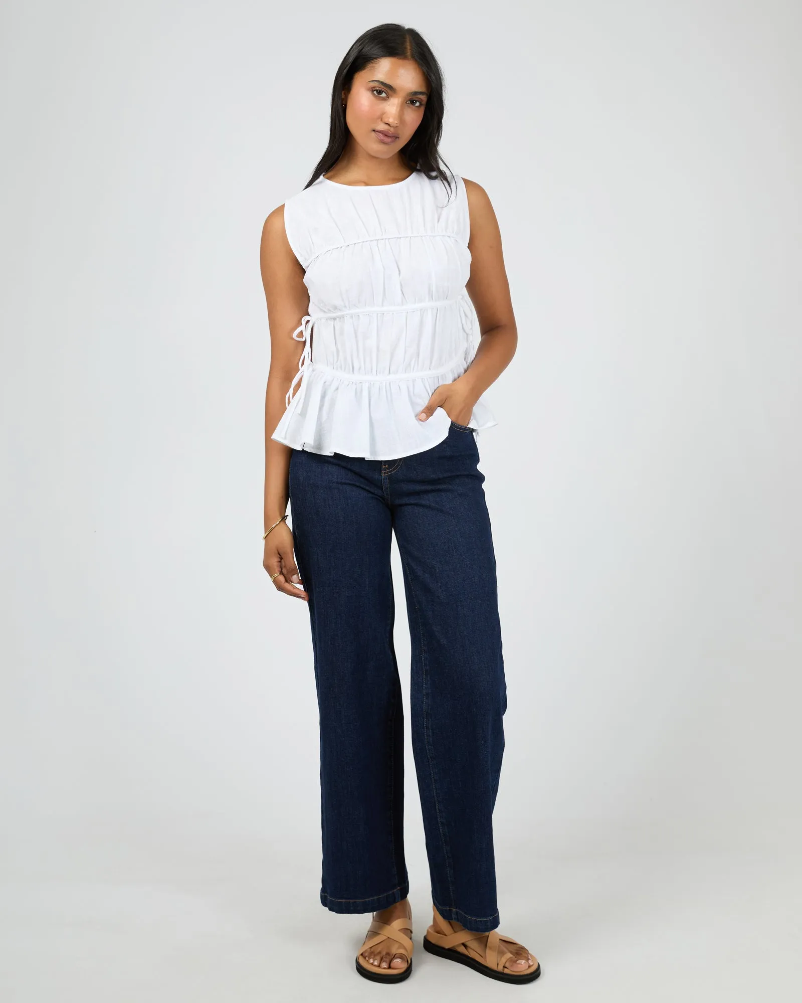 Lou Lou Tie Top White sold by edge clothing product image thumbnail 2
