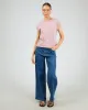 Washed Raglan Tee Quartz Pink sold by edge clothing