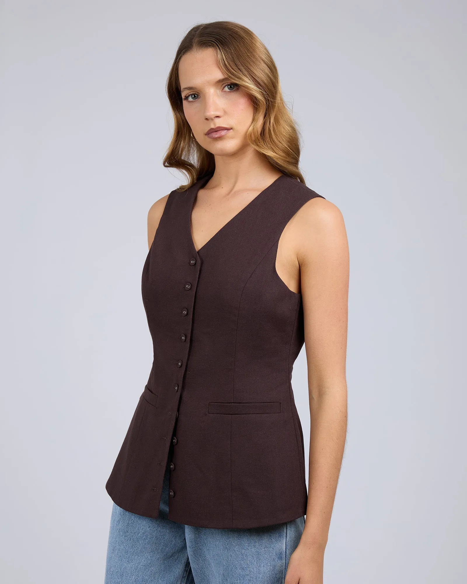 Tallow Vest Chocolate sold by edge clothing product image thumbnail 4