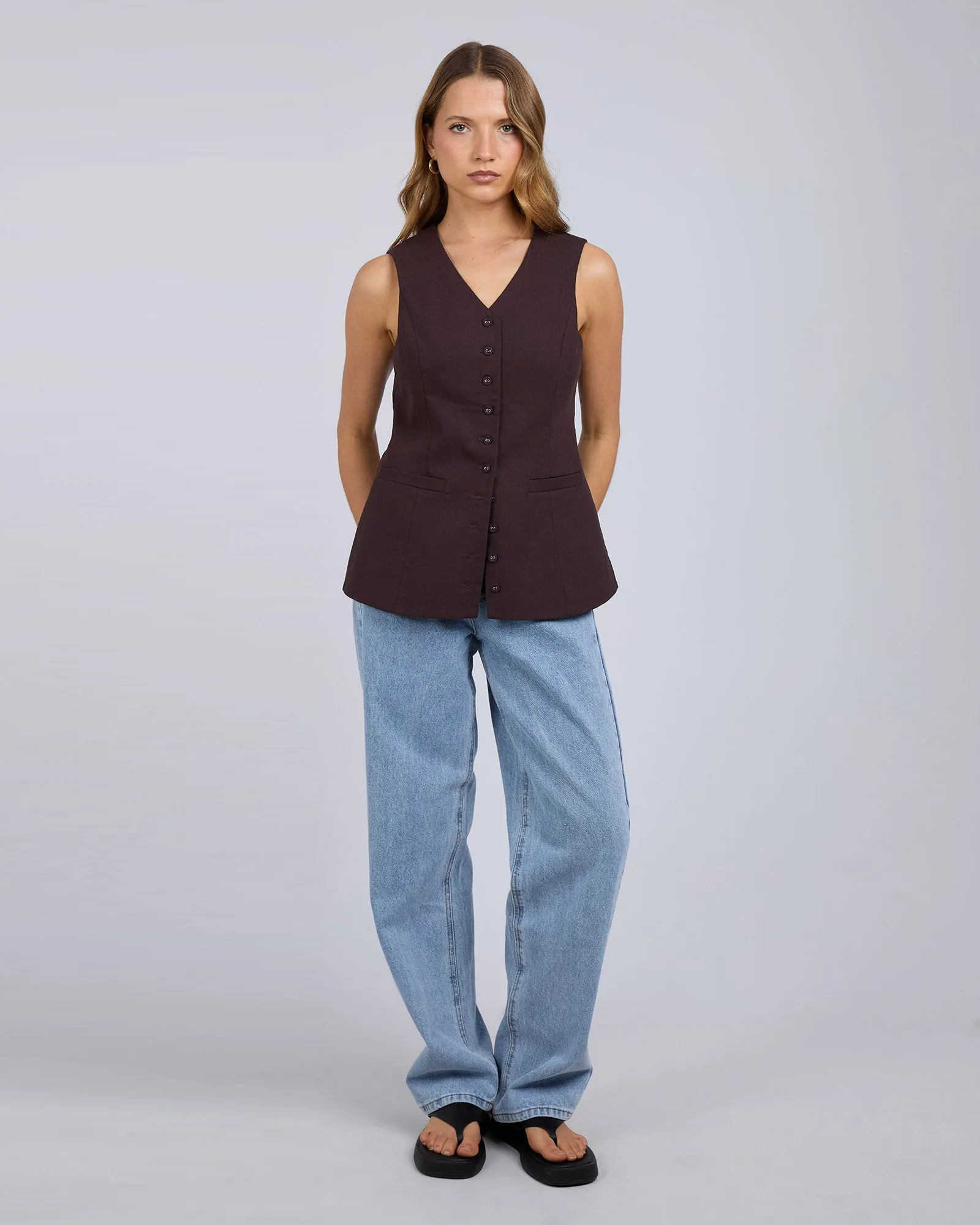 Tallow Vest Chocolate sold by edge clothing product image thumbnail 2